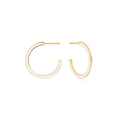 Ladies' Earrings Ania Haie E028-06G-W Sterling silver 2,5 cm -  Jewellery, Women -  Ania Haie.