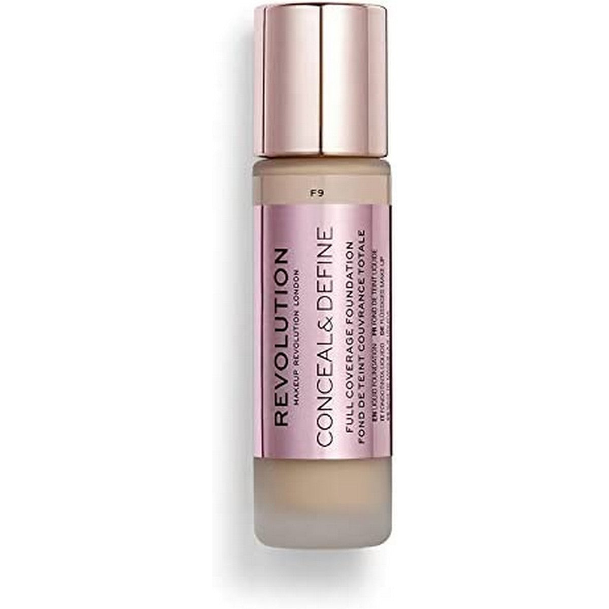 Liquid Make Up Base Revolution Make Up Conceal & Define Nº F9 (23 ml) -  Beauty, Make-up -  Revolution Make Up.