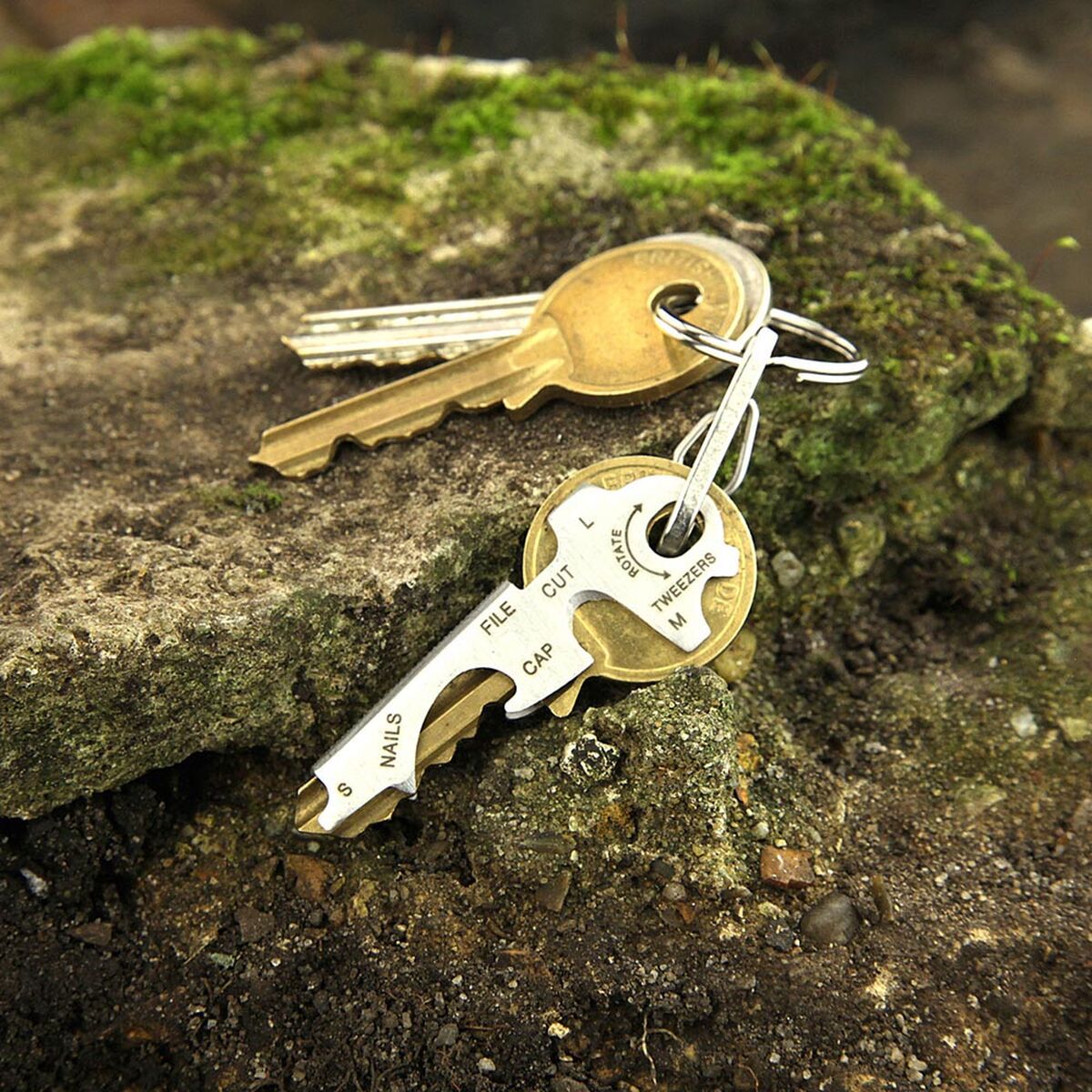 Multi-purpose key ring True Keytool tu247k 8 Functions -  Car and motorbike, Products for enthusiasts -  True.
