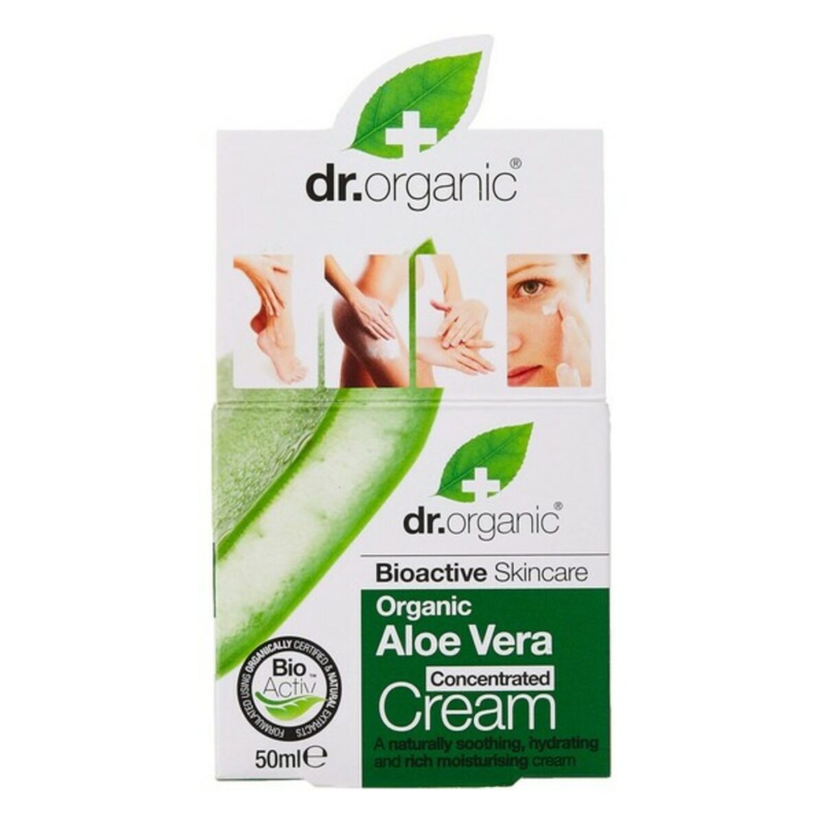 Hydrating Facial Cream Aloe Vera Concentrated Cream Dr.Organic Aloe Vera 50 ml -  Beauty, Skin care -  Dr.Organic.