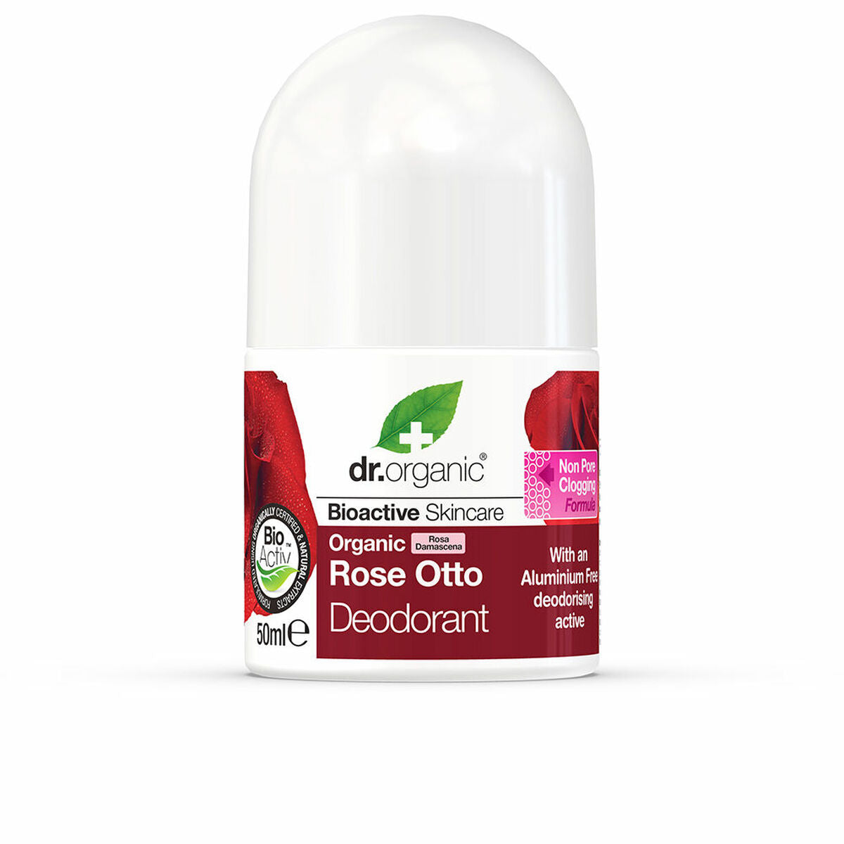 Deodorant Dr.Organic Rosa Damascena 50 ml -  Beauty, Bathing and personal hygiene -  Dr.Organic.