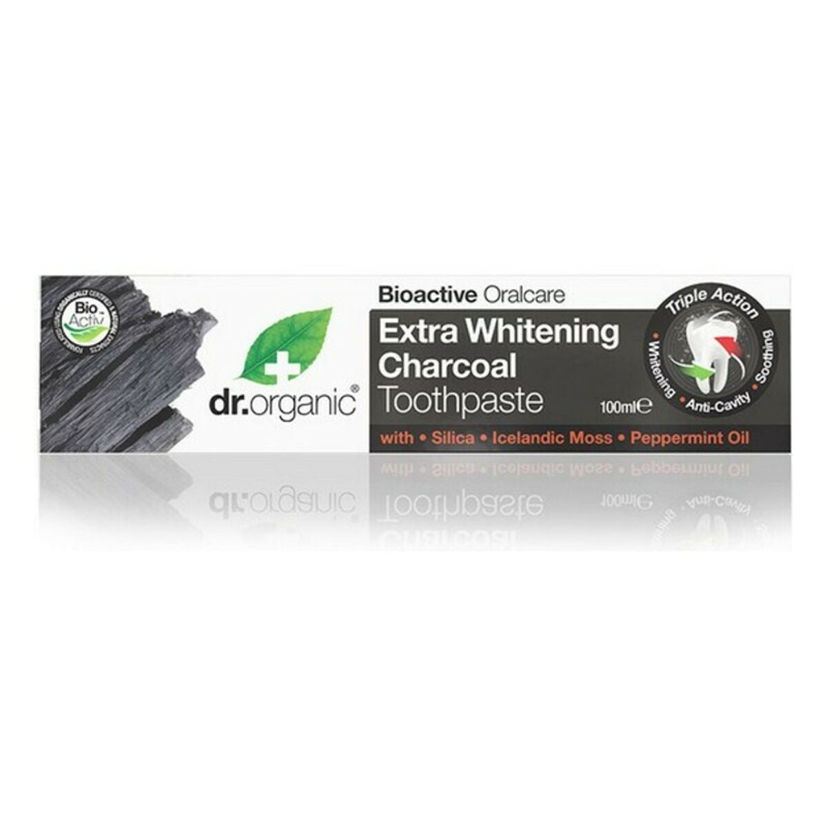 Toothpaste Carbón Dr.Organic (100 ml) -  Health and personal care, Oral care -  Dr.Organic.