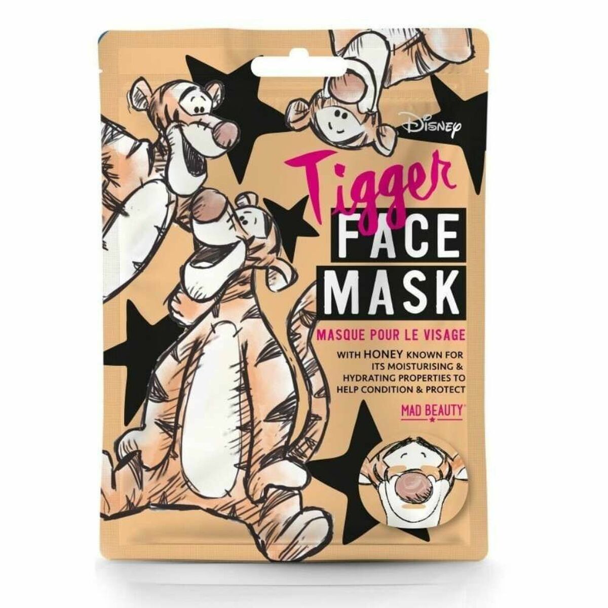 Facial Mask Mad Beauty Disney Tigger (25 ml) -  Beauty, Skin care -  Mad Beauty.