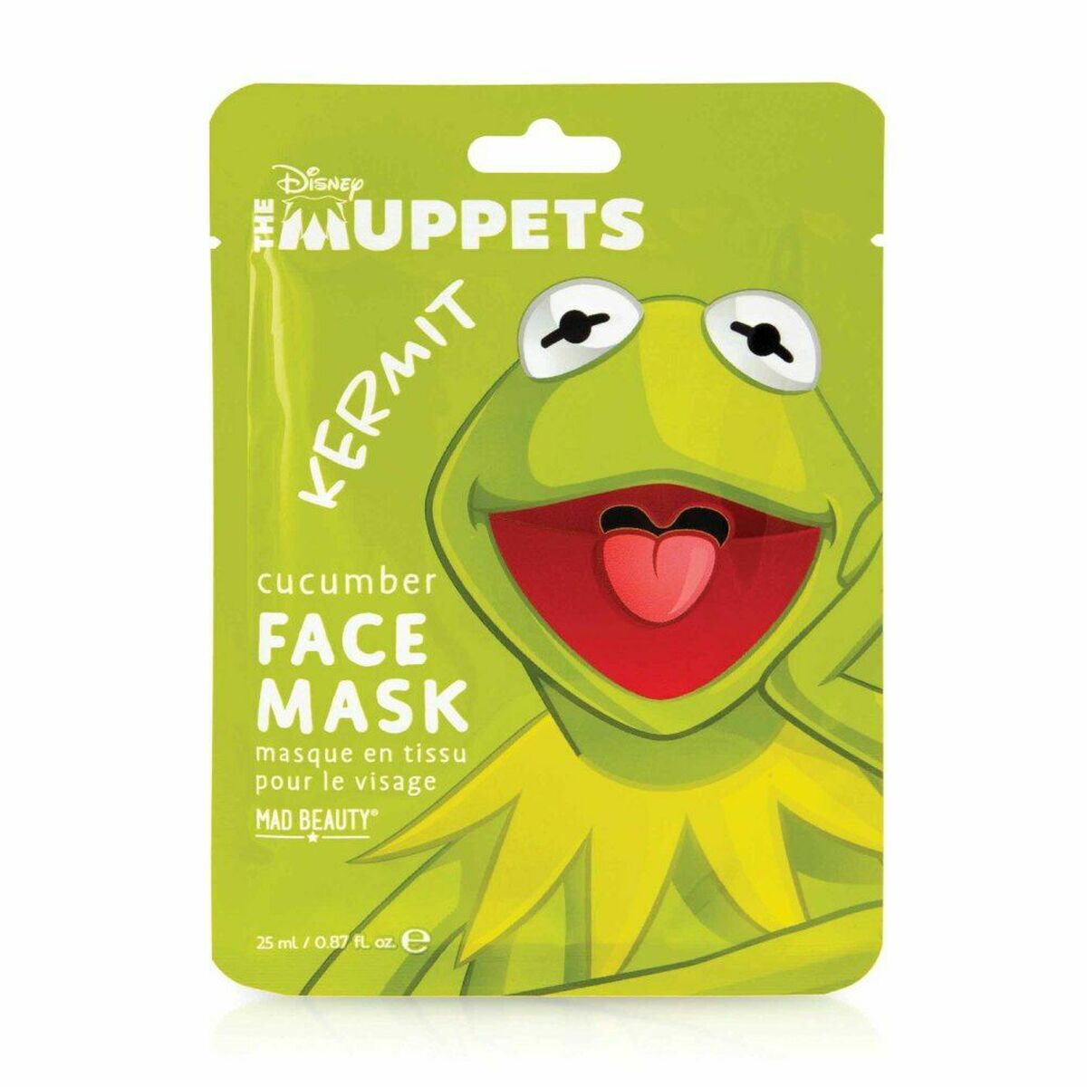 Facial Mask Mad Beauty The Muppets Kermit Cucumber (25 ml) -  Beauty, Skin care -  Mad Beauty.