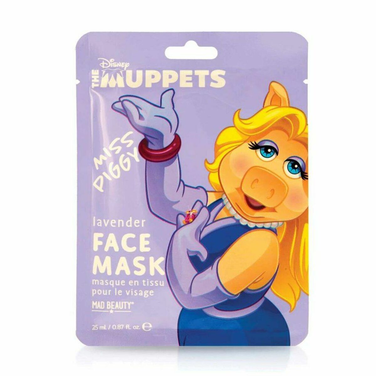 Facial Mask Mad Beauty The Muppets Miss Piggy Lavendar (25 ml) -  Beauty, Skin care -  Mad Beauty.