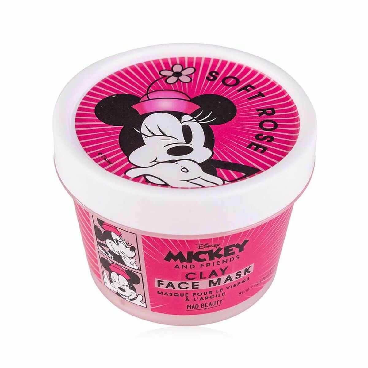 Facial Mask Mad Beauty Disney M&F Minnie Pink Clay (95 ml) -  Beauty, Skin care -  Mad Beauty.