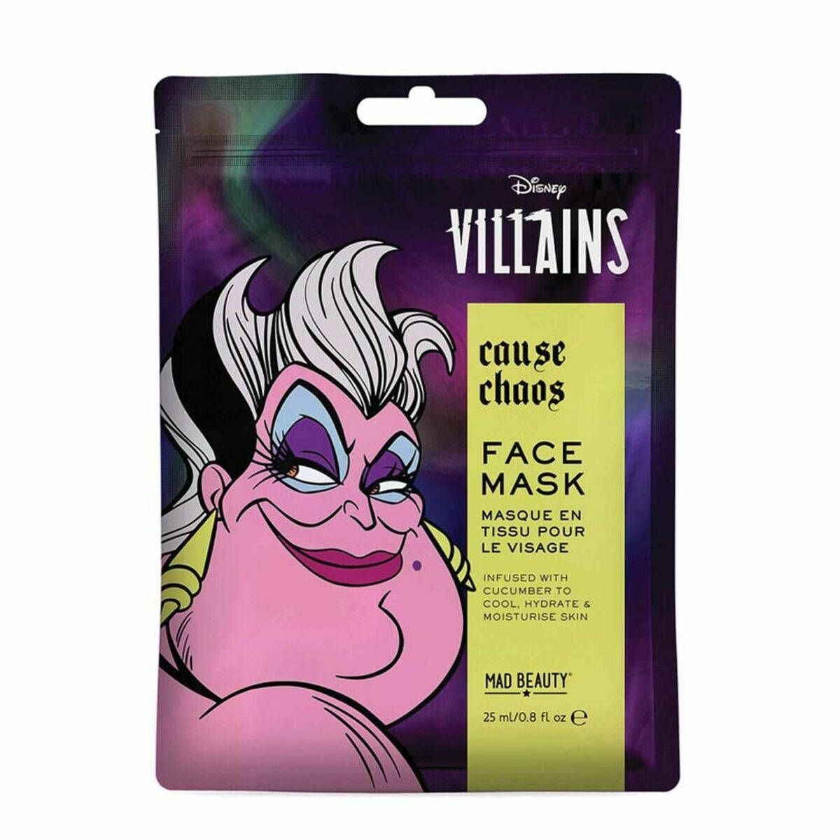 Facial Mask Mad Beauty Disney Villains Ursula (25 ml) -  Beauty, Skin care -  Mad Beauty.