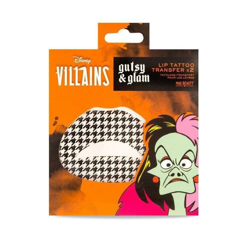 Temporary Tattoos Mad Beauty Disney Villains Cruella Lips -  Beauty, Make-up -  Mad Beauty.