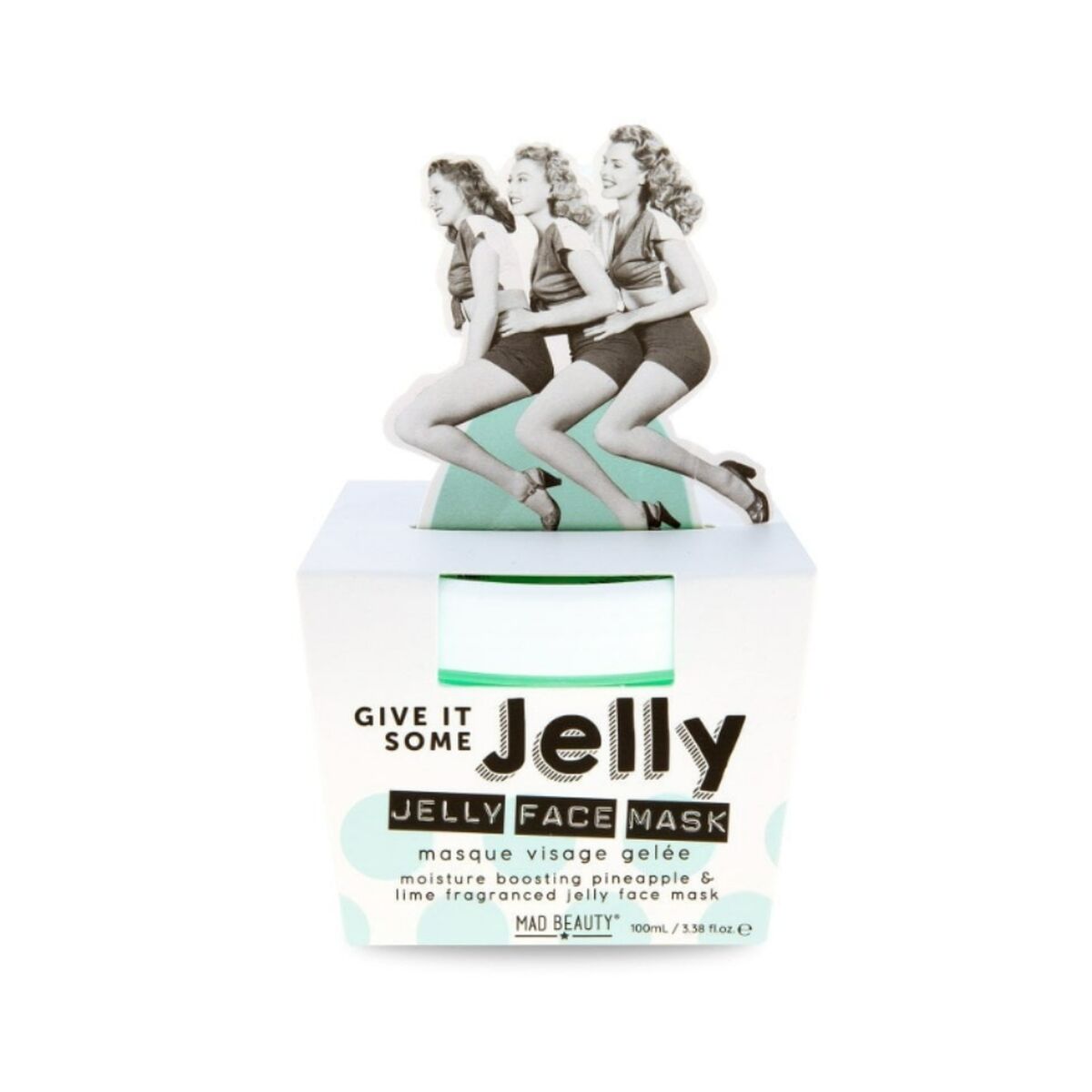 Facial Mask Mad Beauty Give It Some Jelly 100 ml Pineapple Lime -  Beauty, Skin care -  Mad Beauty.