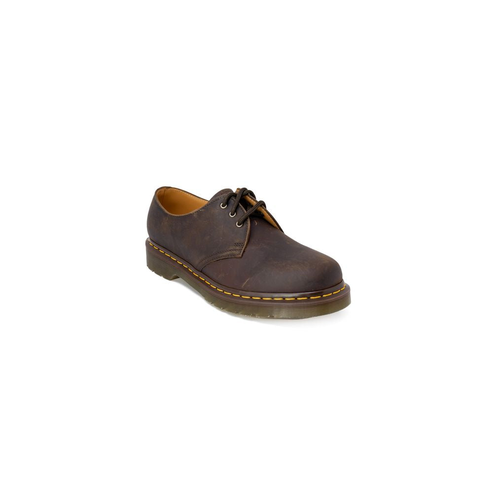 Dr. Martens Brown Leather Oxfords And Derby -   -  Dr. Martens.