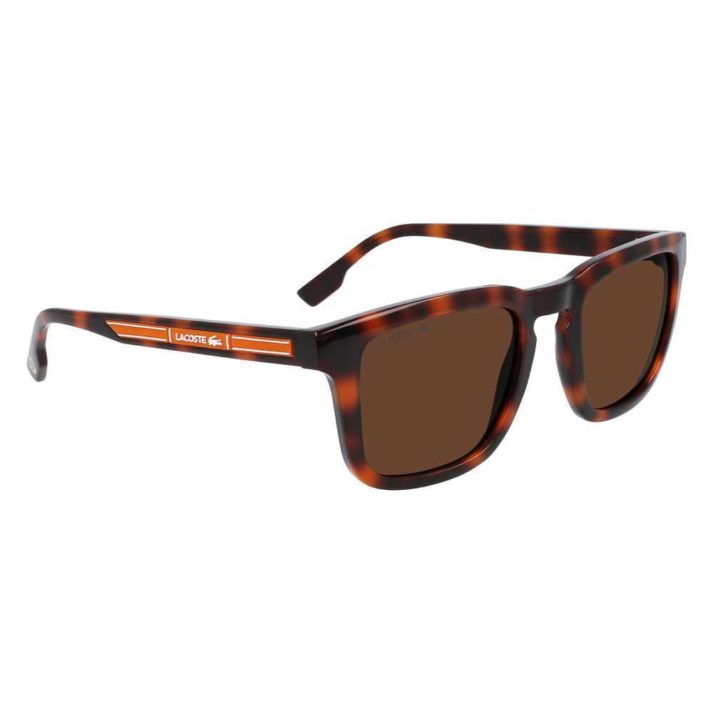 Lacoste Brown Injected Sunglasses -   -  Lacoste.