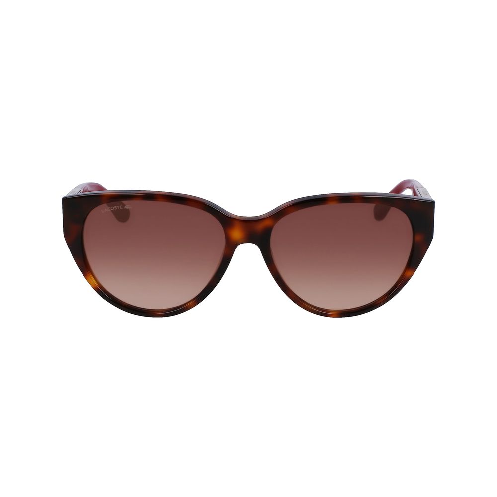 Lacoste Brown Acetate Sunglasses -   -  Lacoste.