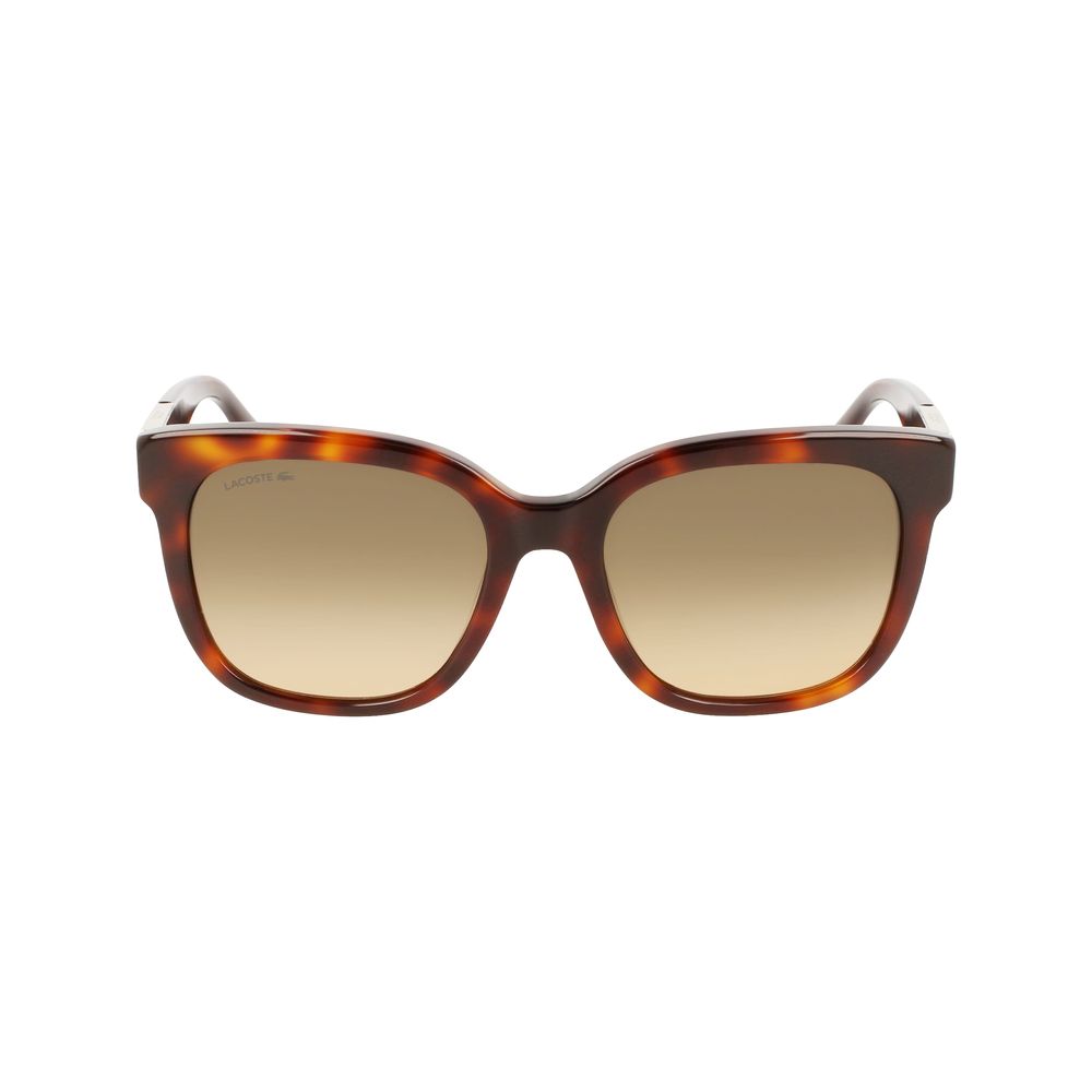 Lacoste Brown Acetate Sunglasses -   -  Lacoste.