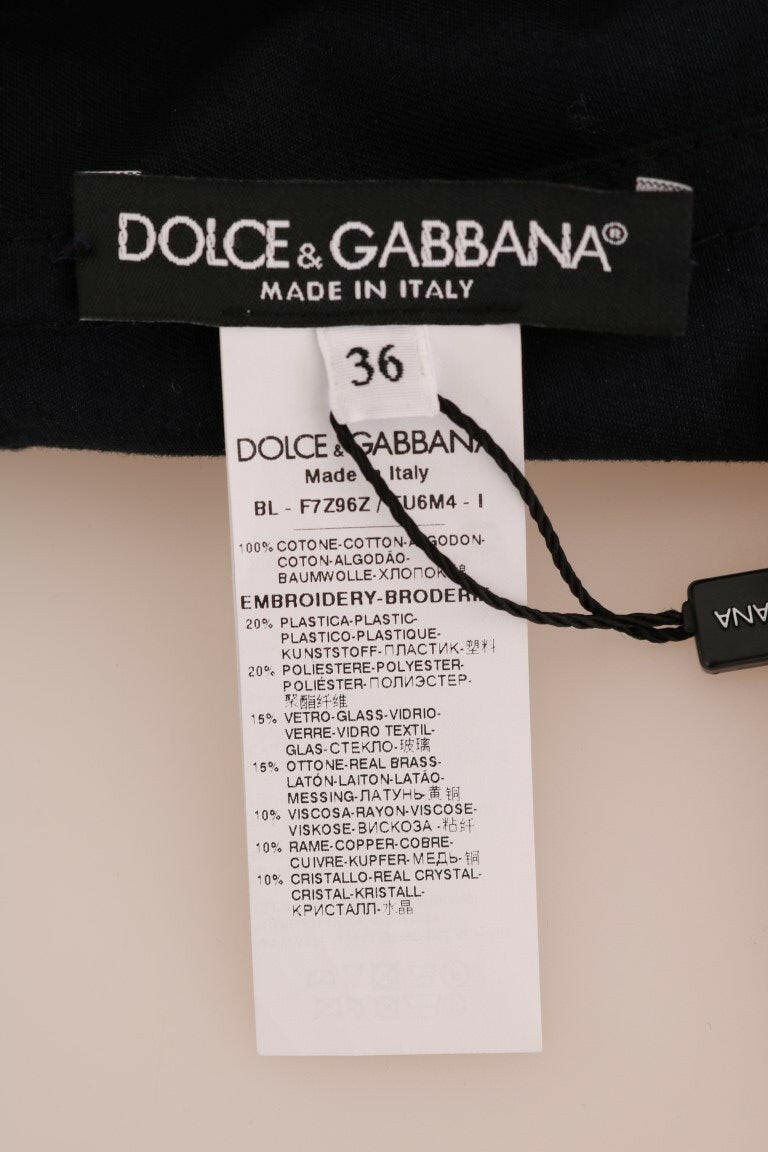 Dolce & Gabbana Blue Crystal MAMMA Sicily Jacket -   -  Dolce & Gabbana.