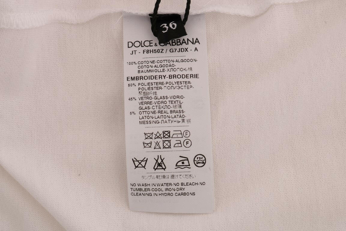 Dolce & Gabbana White Cotton Fairy Tale T-Shirt -   -  Dolce & Gabbana.