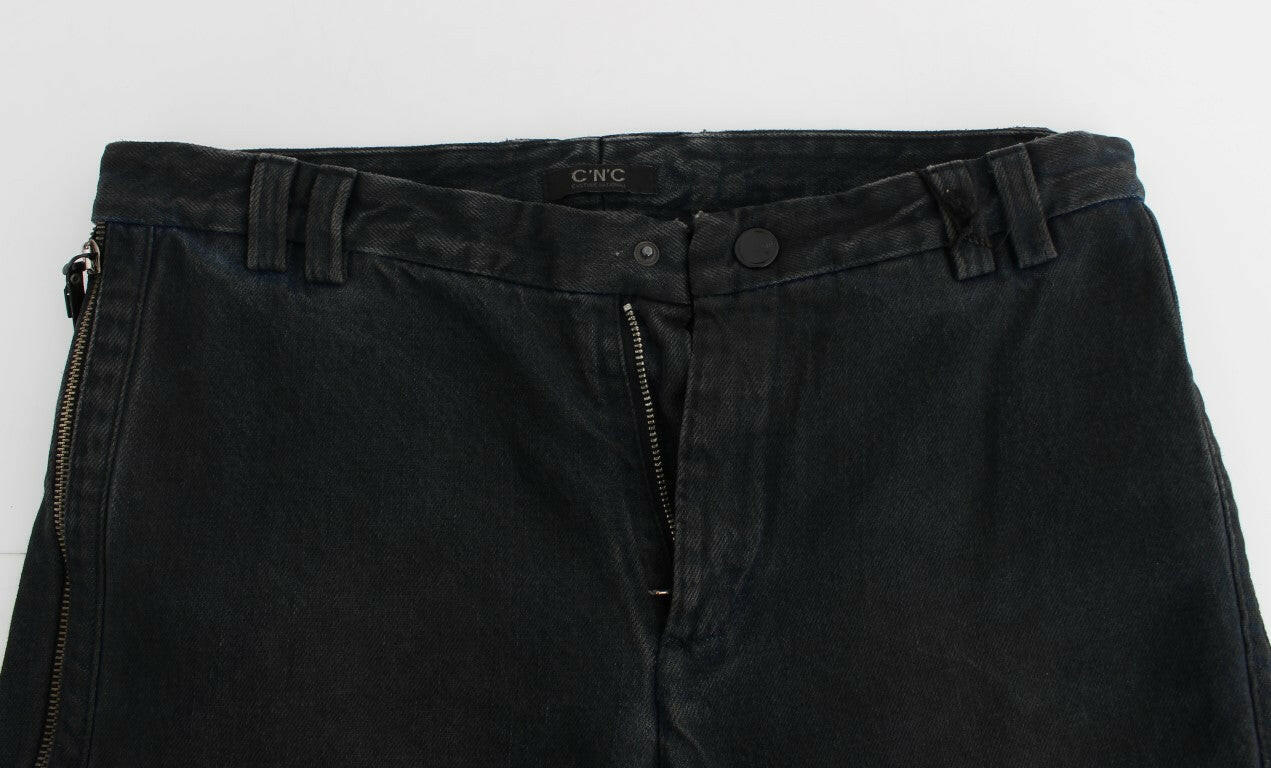 Costume National Blue Cotton Slim Pants Denim Jeans -   -  Costume National.