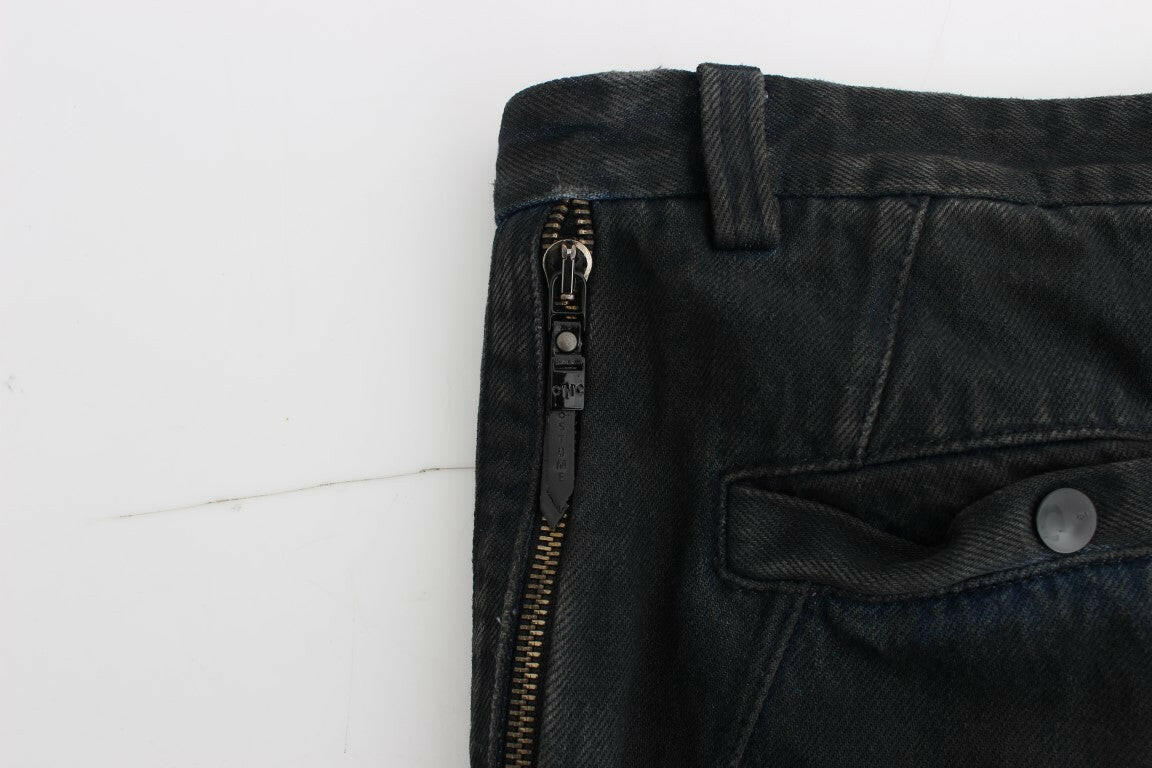 Costume National Blue Cotton Slim Pants Denim Jeans -   -  Costume National.