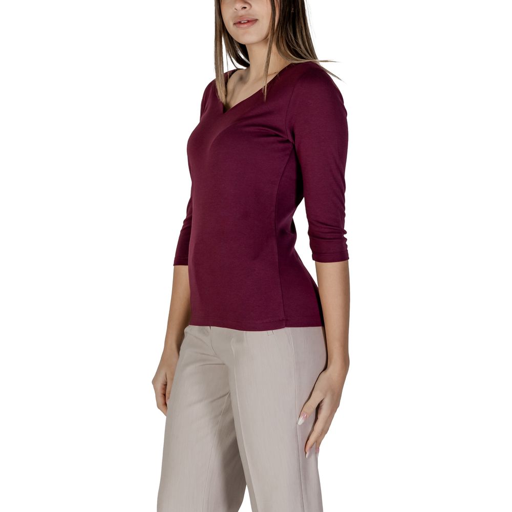Street One Purple Cotton T-Shirt -   -  Street One.