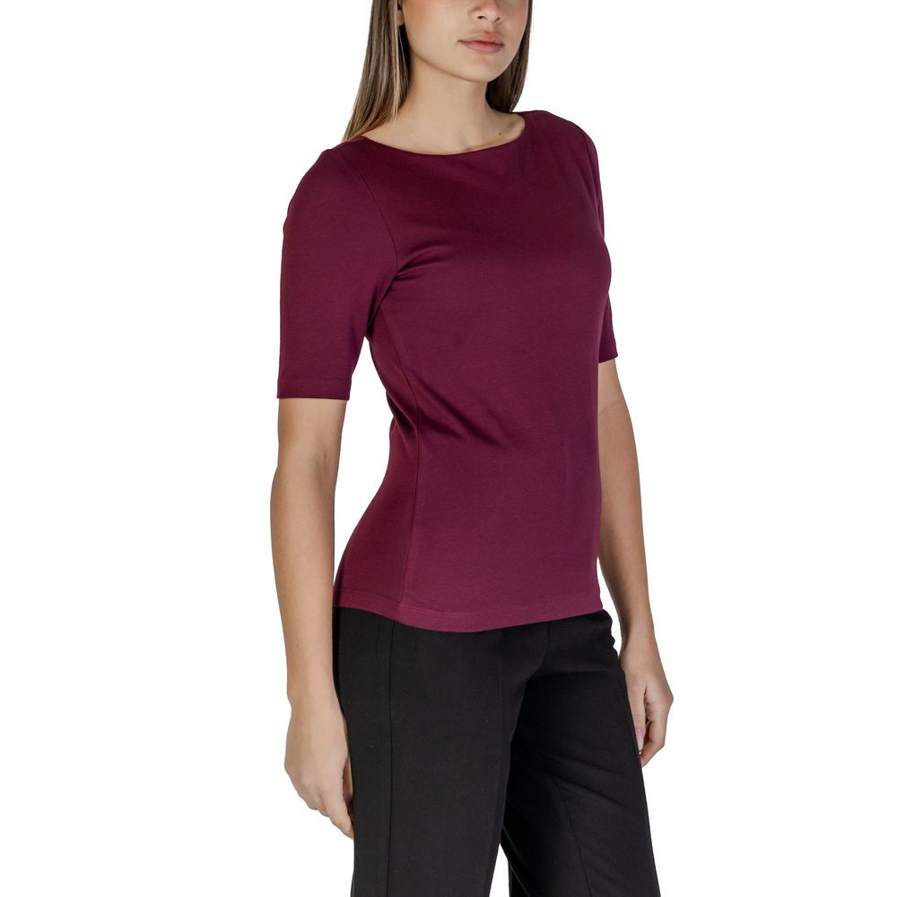 Street One Purple Cotton T-Shirt -   -  Street One.
