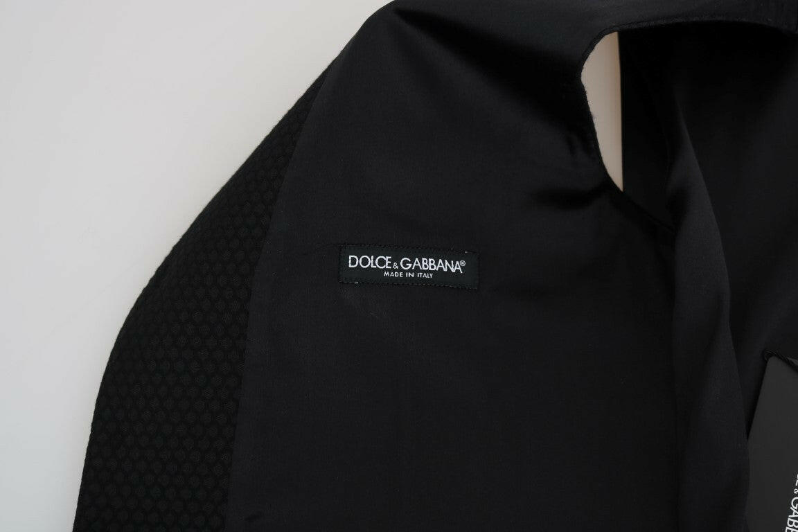 Dolce & Gabbana Black Polka Dot Pattern Vest -  Vests for Men Suits -  Dolce & Gabbana.
