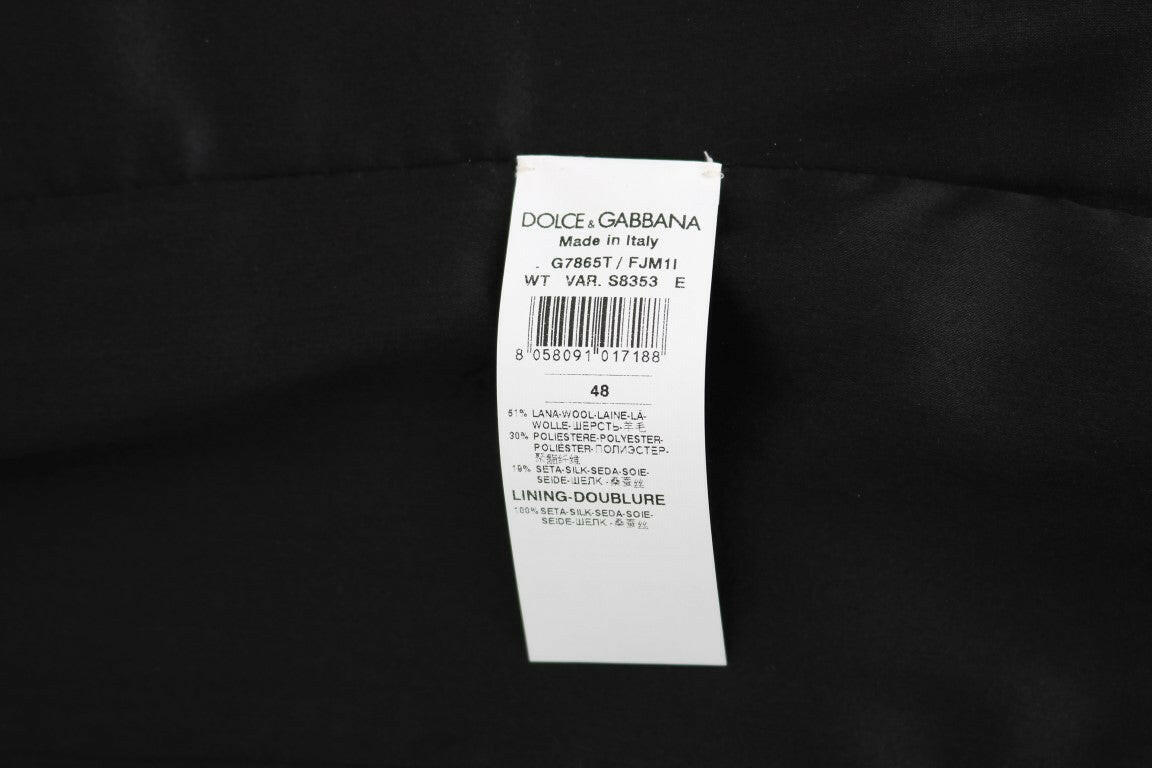 Dolce & Gabbana Black Polka Dot Pattern Vest -  Vests for Men Suits -  Dolce & Gabbana.