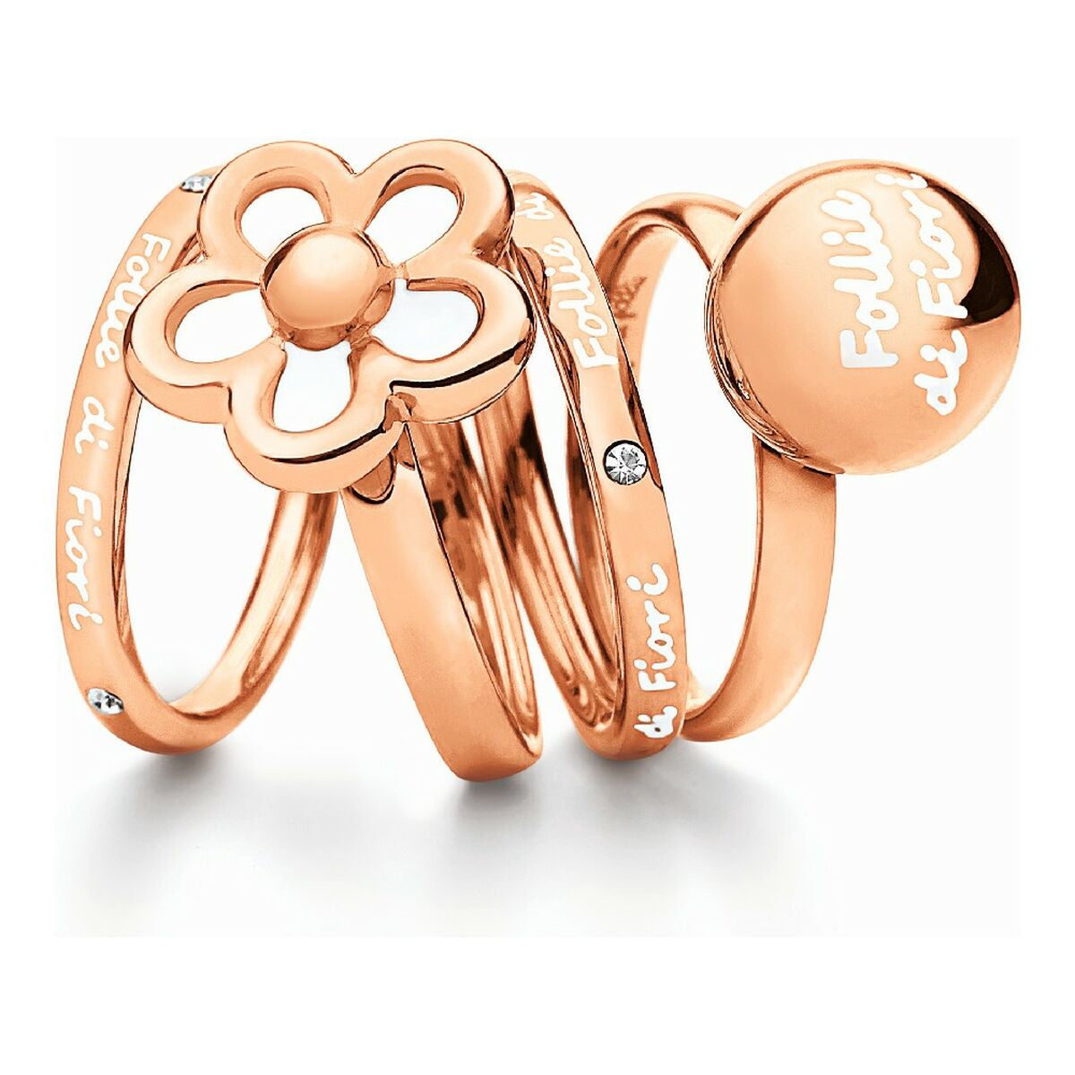 Ladies' Ring Folli Follie 3R1T037RWC -  Jewellery, Women -  Folli Follie.