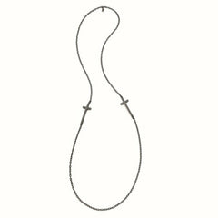 Ladies' Necklace Folli Follie 3N14T020KK_Plata Negra 90 cm -  Jewellery, Women -  Folli Follie.