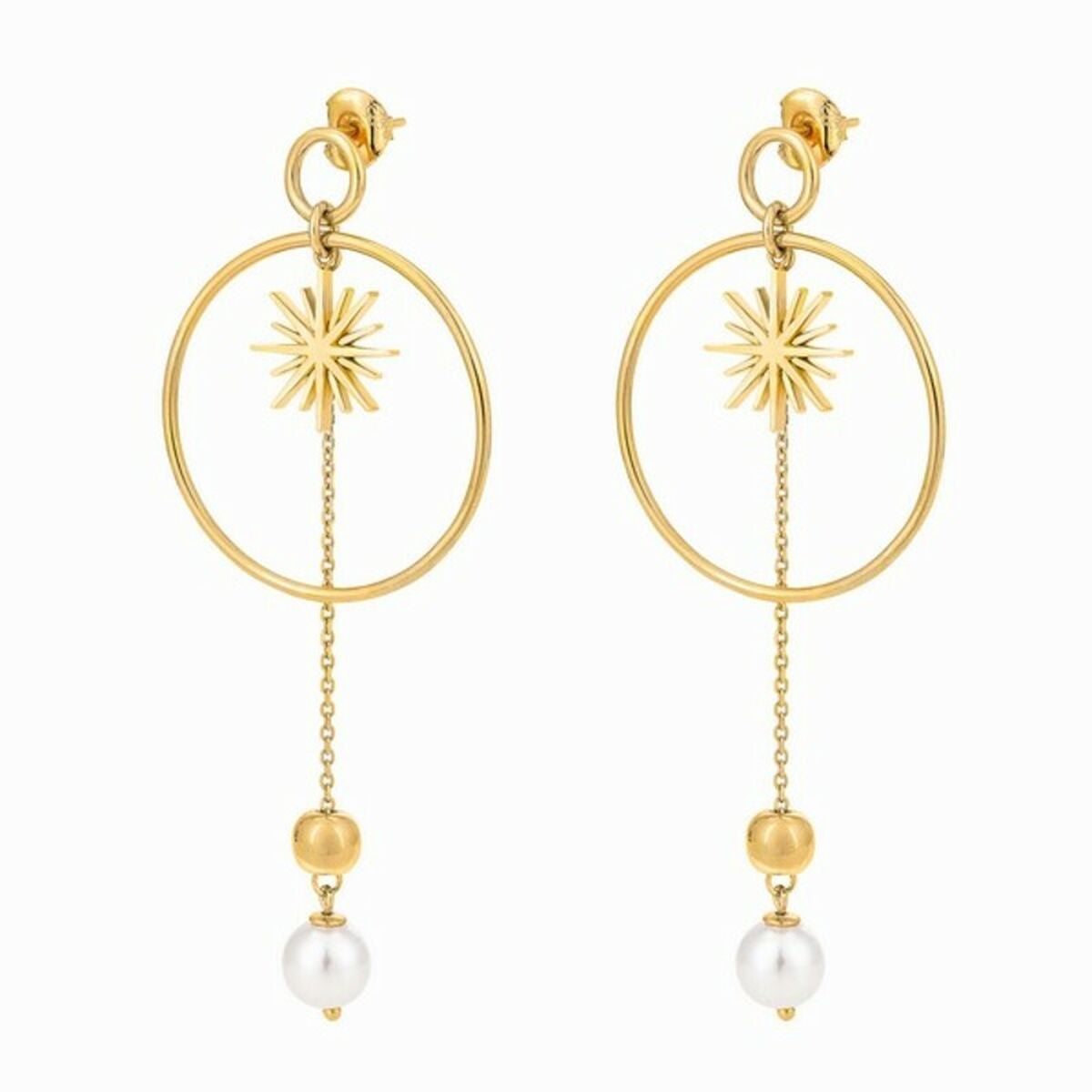 Ladies'Earrings Folli Follie 3E19S130YW (7,3 cm) -  Jewellery, Women -  Folli Follie.