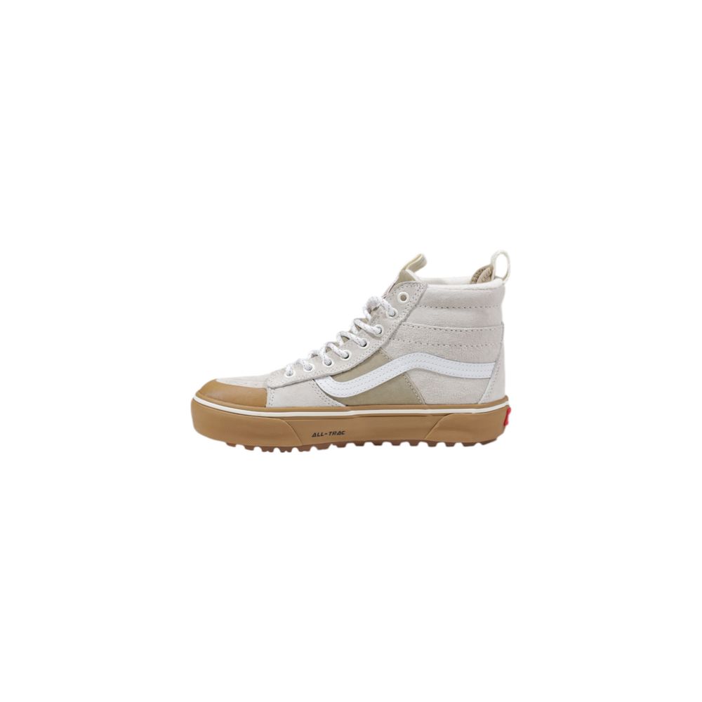 Vans Beige Leather Sneaker -   -  Vans.