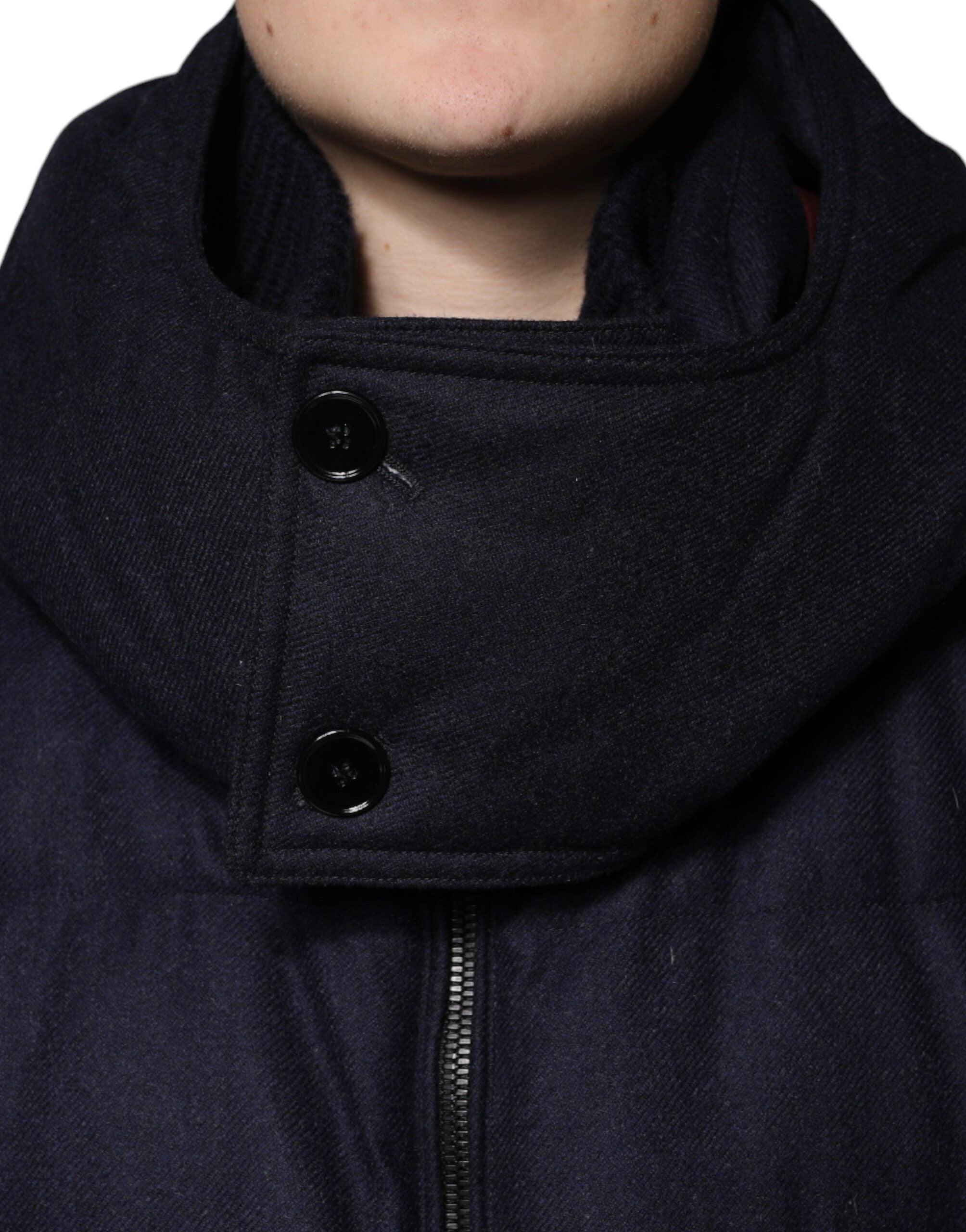 Dolce & Gabbana Black Nylon Hooded Puffer Men Coat Jacket -   -  Dolce & Gabbana.