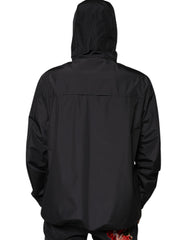 Dolce & Gabbana Black Polyester Hooded Men Full Zip Jacket -   -  Dolce & Gabbana.