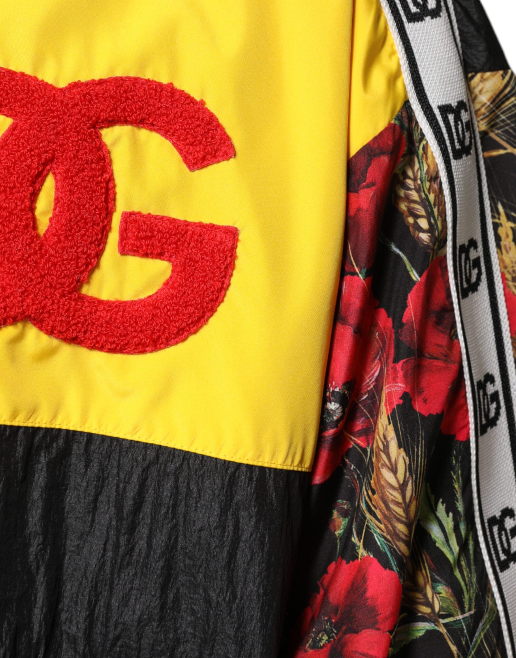 Dolce & Gabbana Multicolor Patchwork Men Full Zip Sweater -   -  Dolce & Gabbana.