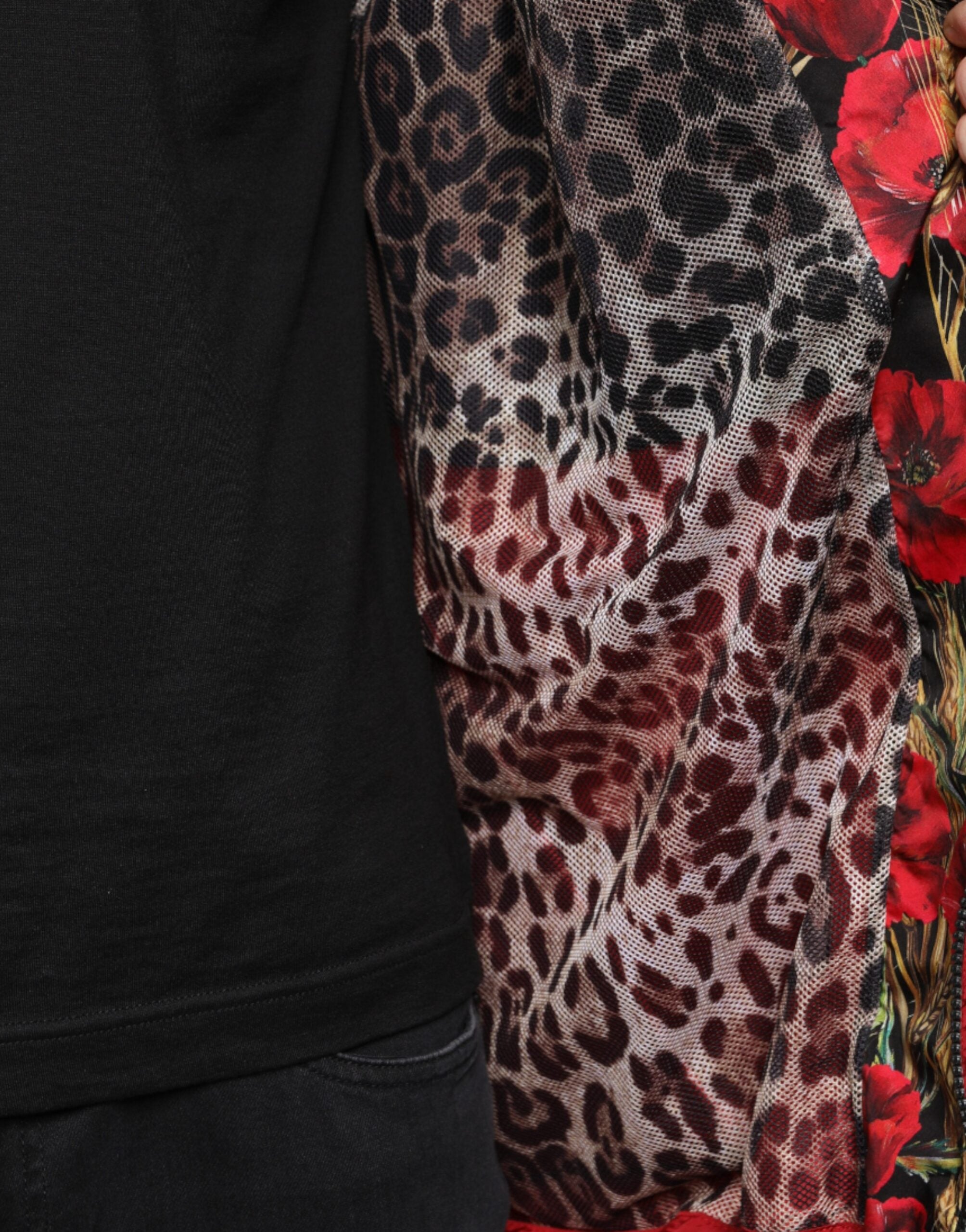 Dolce & Gabbana Multicolor Patchwork Men Full Zip Sweater -   -  Dolce & Gabbana.