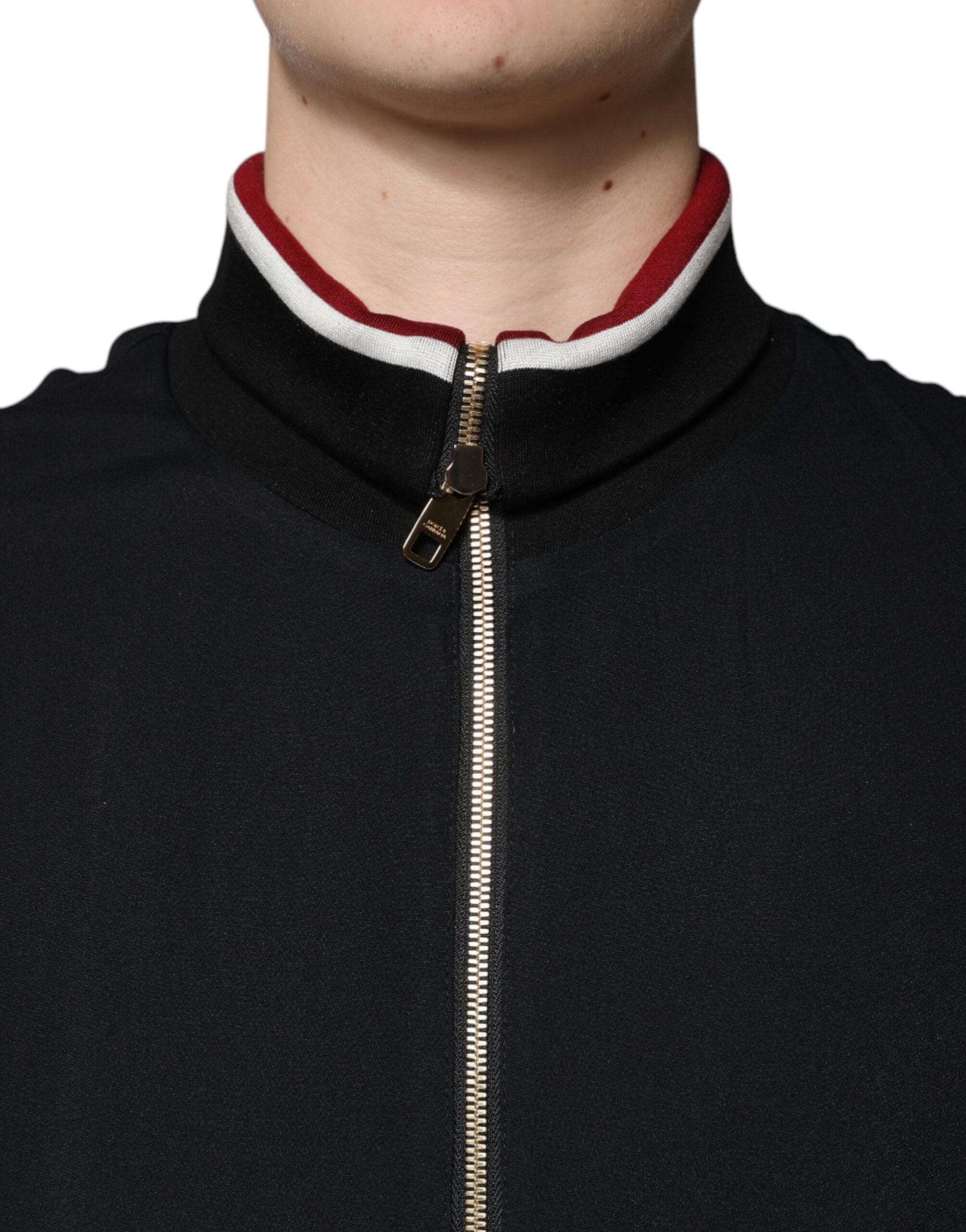 Dolce & Gabbana Black DG King Full Zip Sweatshirt Sweater -   -  Dolce & Gabbana.