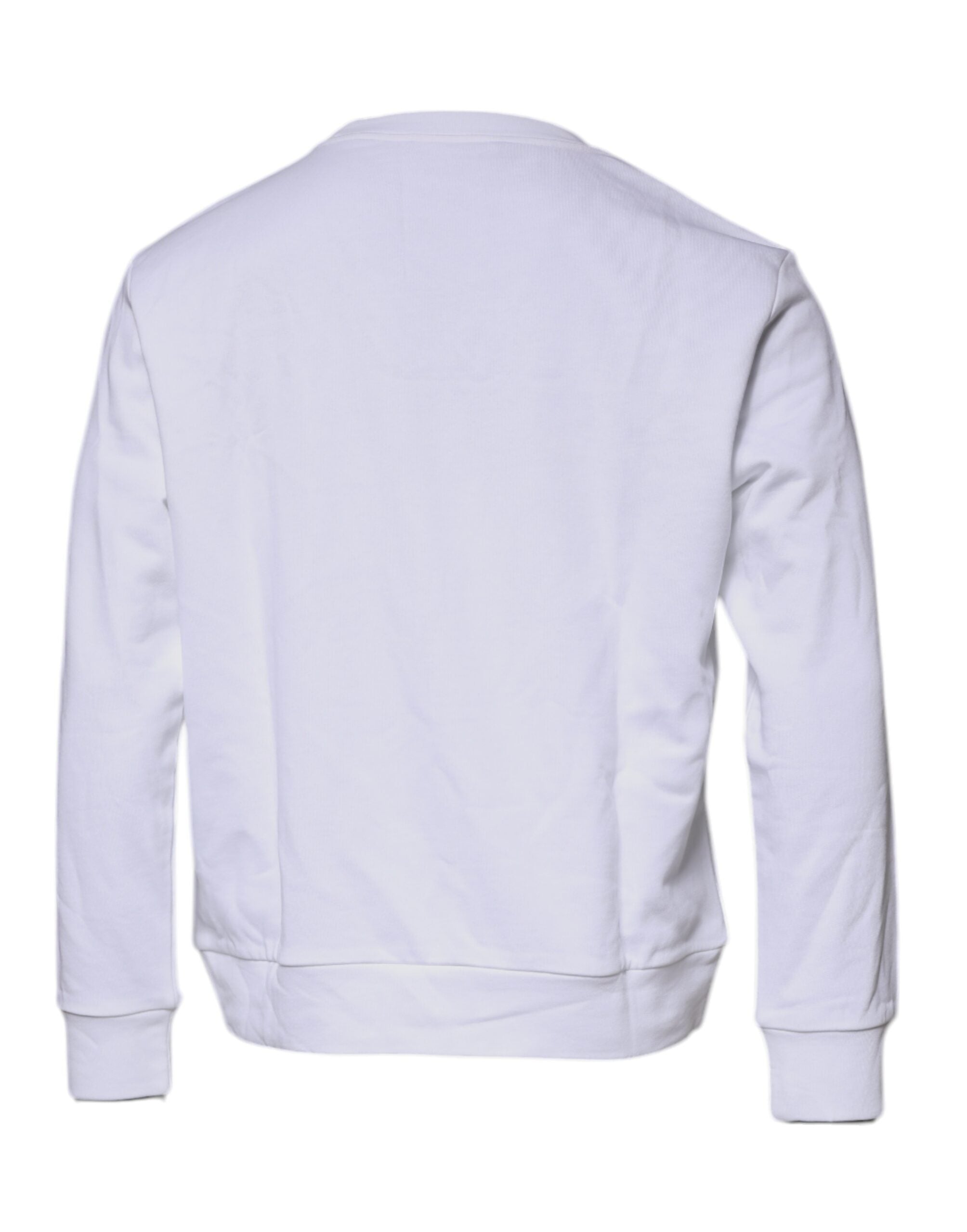 Versace White Medusa Embroidery Crew Neck Pullover Sweater -   -  Versace.