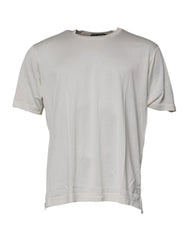 Dolce & Gabbana Off White Crew Neck Short Sleeve T-shirt -   -  Dolce & Gabbana.