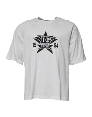 Dolce & Gabbana White DG Sport Crew Neck Short Sleeve T-shirt -   -  Dolce & Gabbana.