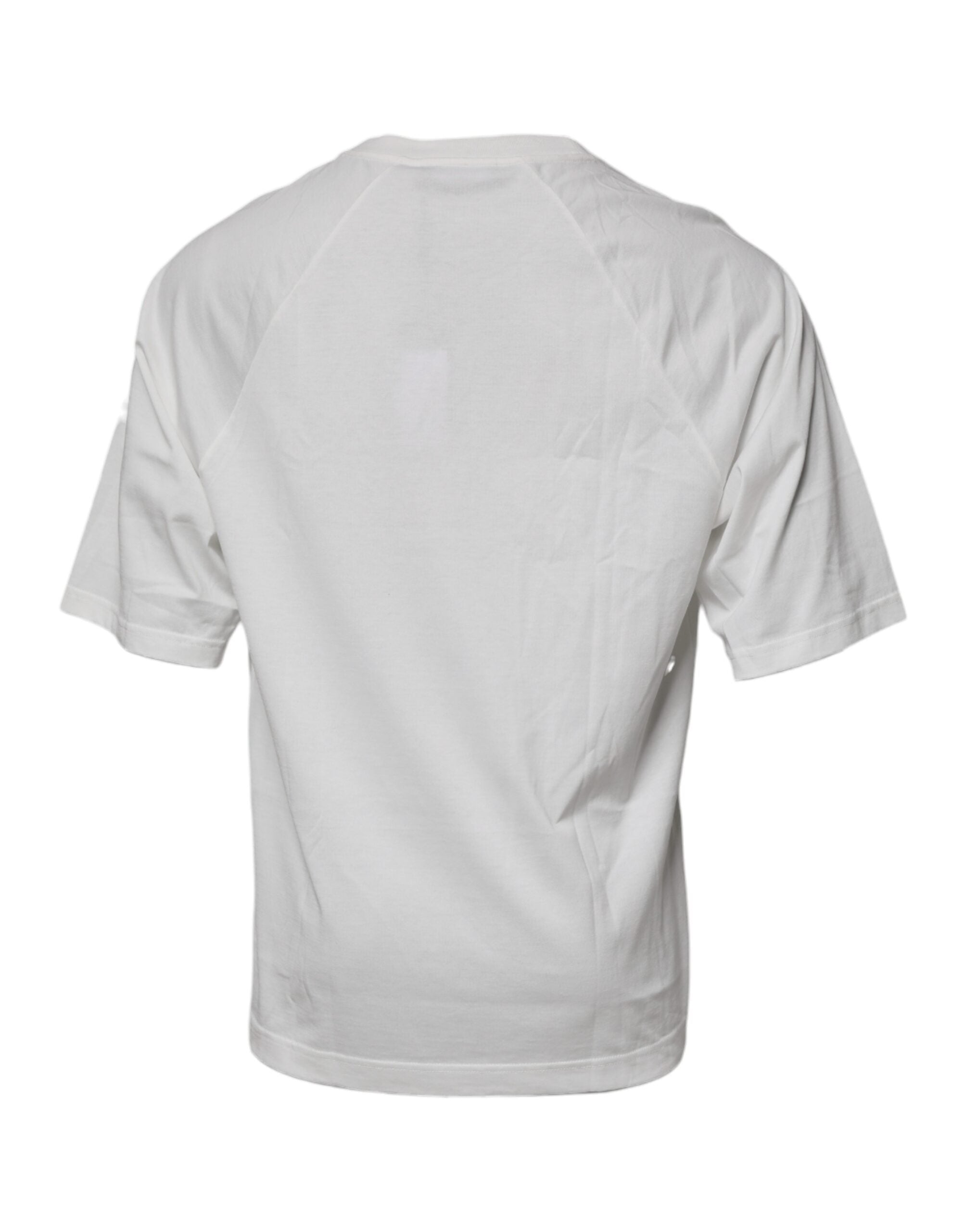 Dolce & Gabbana White DG Sport Crew Neck Short Sleeve T-shirt -   -  Dolce & Gabbana.