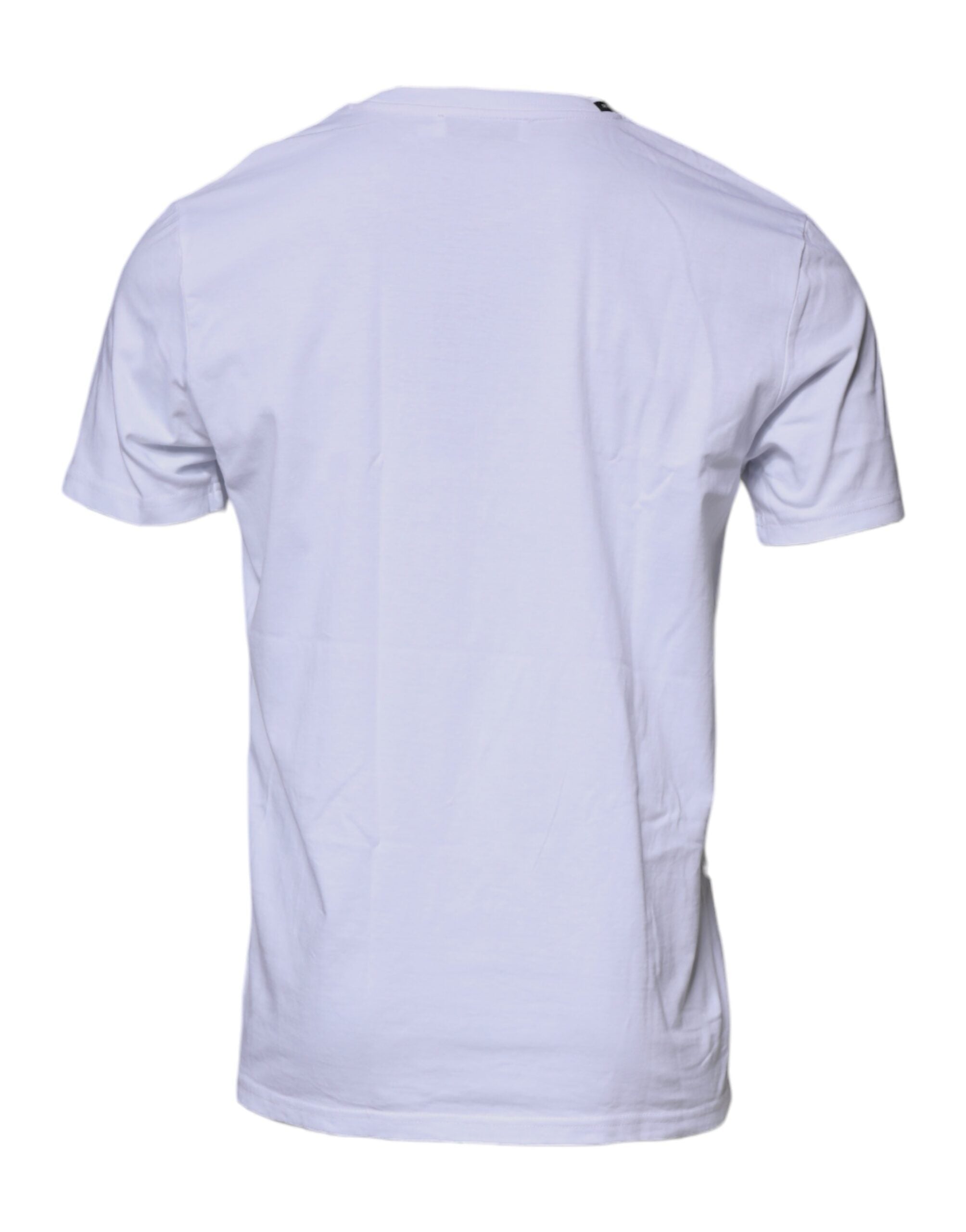 Dolce & Gabbana White Red Leopard Cotton Crew Neck T-shirt -   -  Dolce & Gabbana.