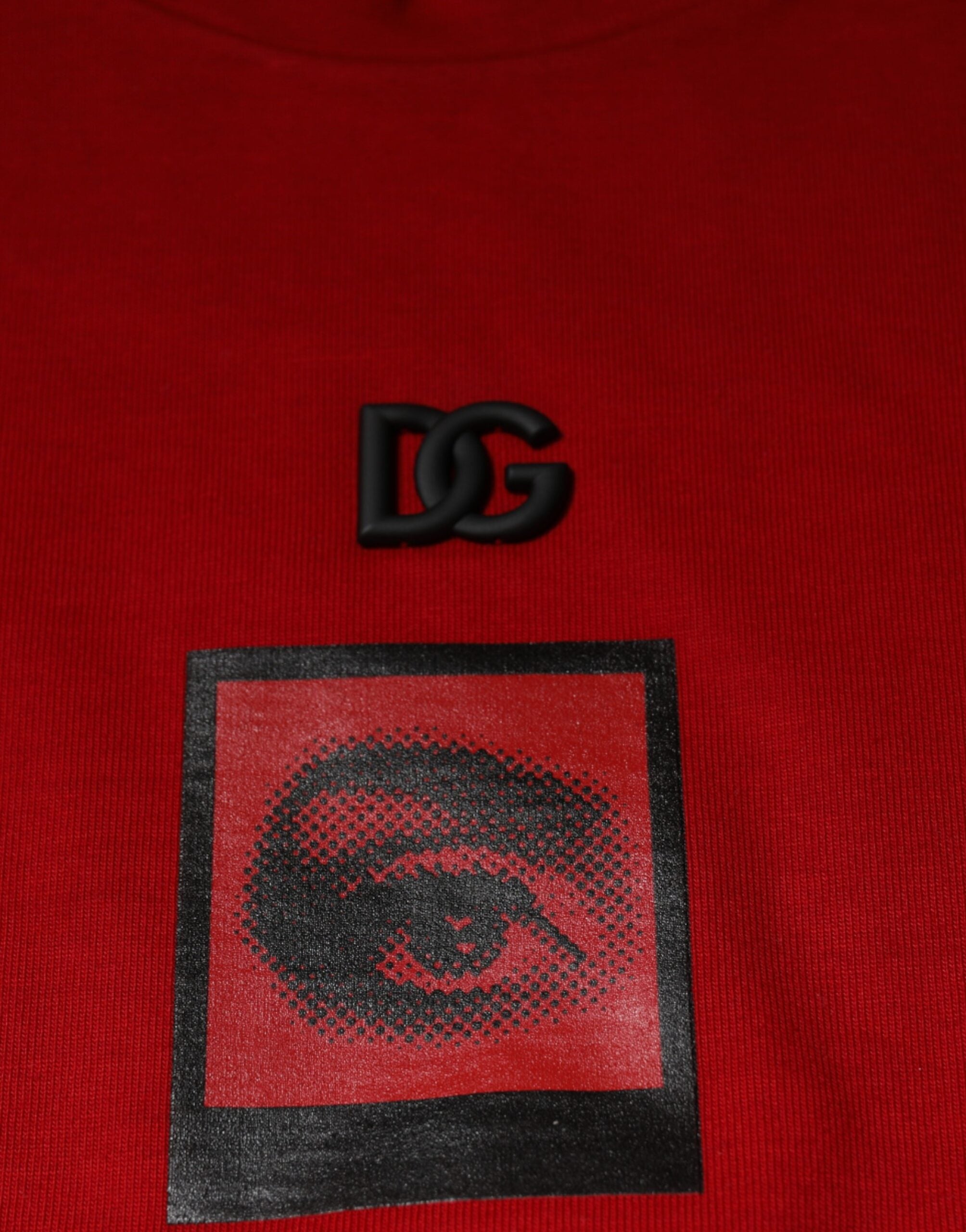 Dolce & Gabbana Red DG Eye Cotton Crew Neck T-shirt -   -  Dolce & Gabbana.