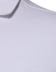 Dolce & Gabbana White Cotton Logo Plaque Collared Polo T-shirt -   -  Dolce & Gabbana.