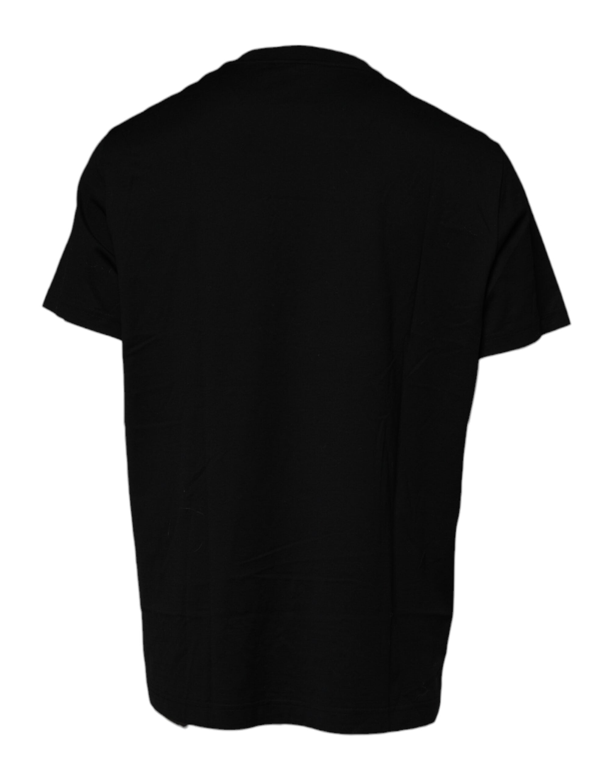 Dolce & Gabbana Black Crew Neck Short Sleeve T-shirt -   -  Dolce & Gabbana.
