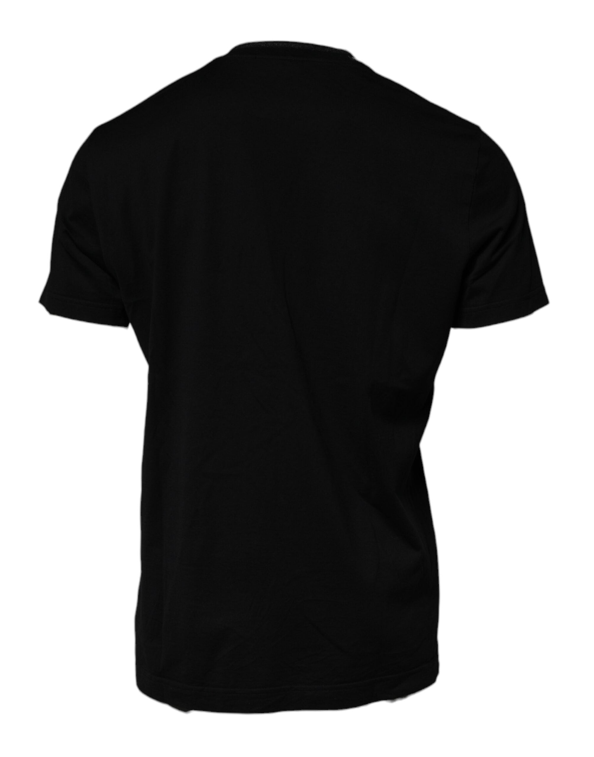 Dolce & Gabbana Black Crew Neck Short Sleeve T-shirt -   -  Dolce & Gabbana.