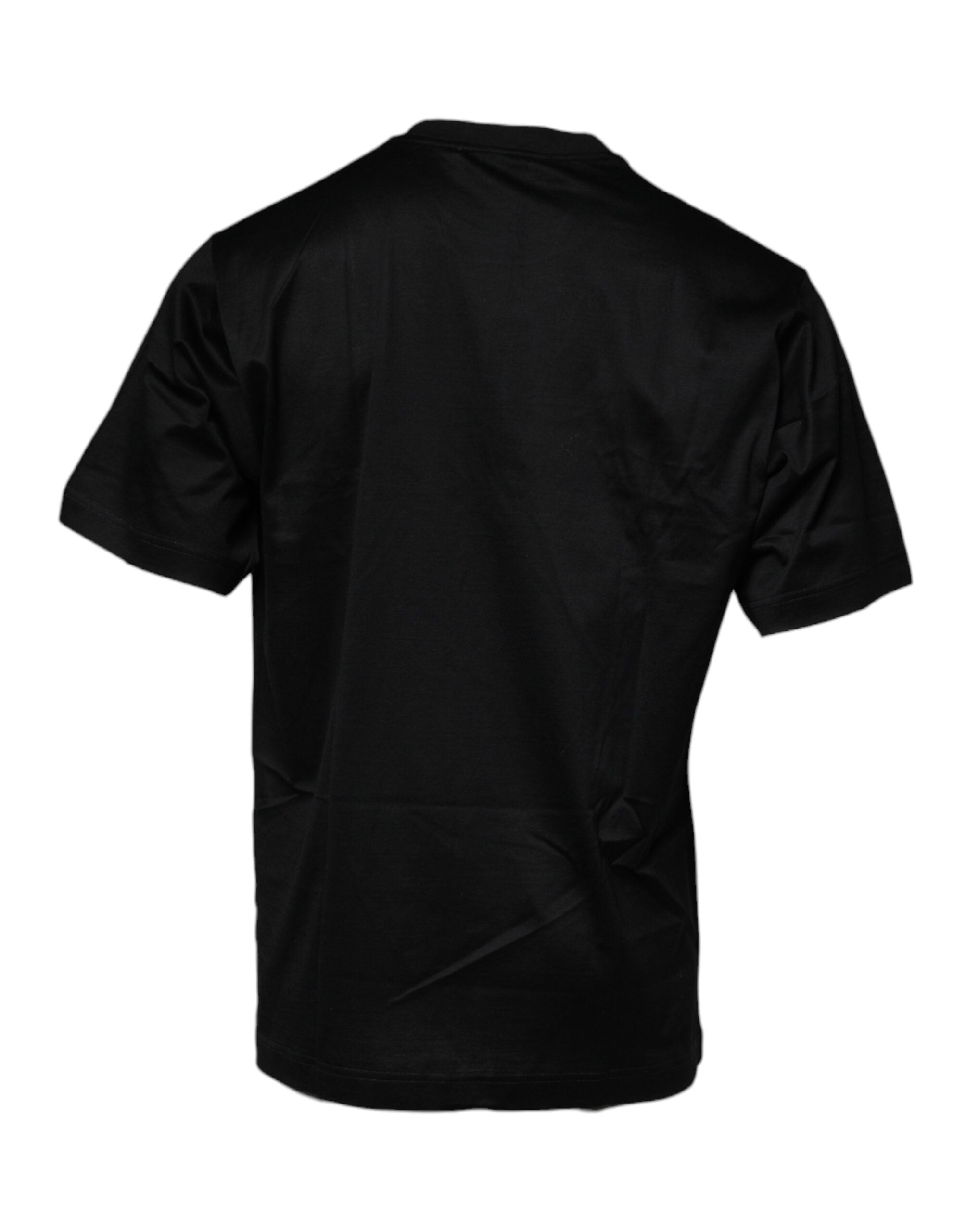 Dolce & Gabbana Black Crew Neck Short Sleeve T-shirt -   -  Dolce & Gabbana.