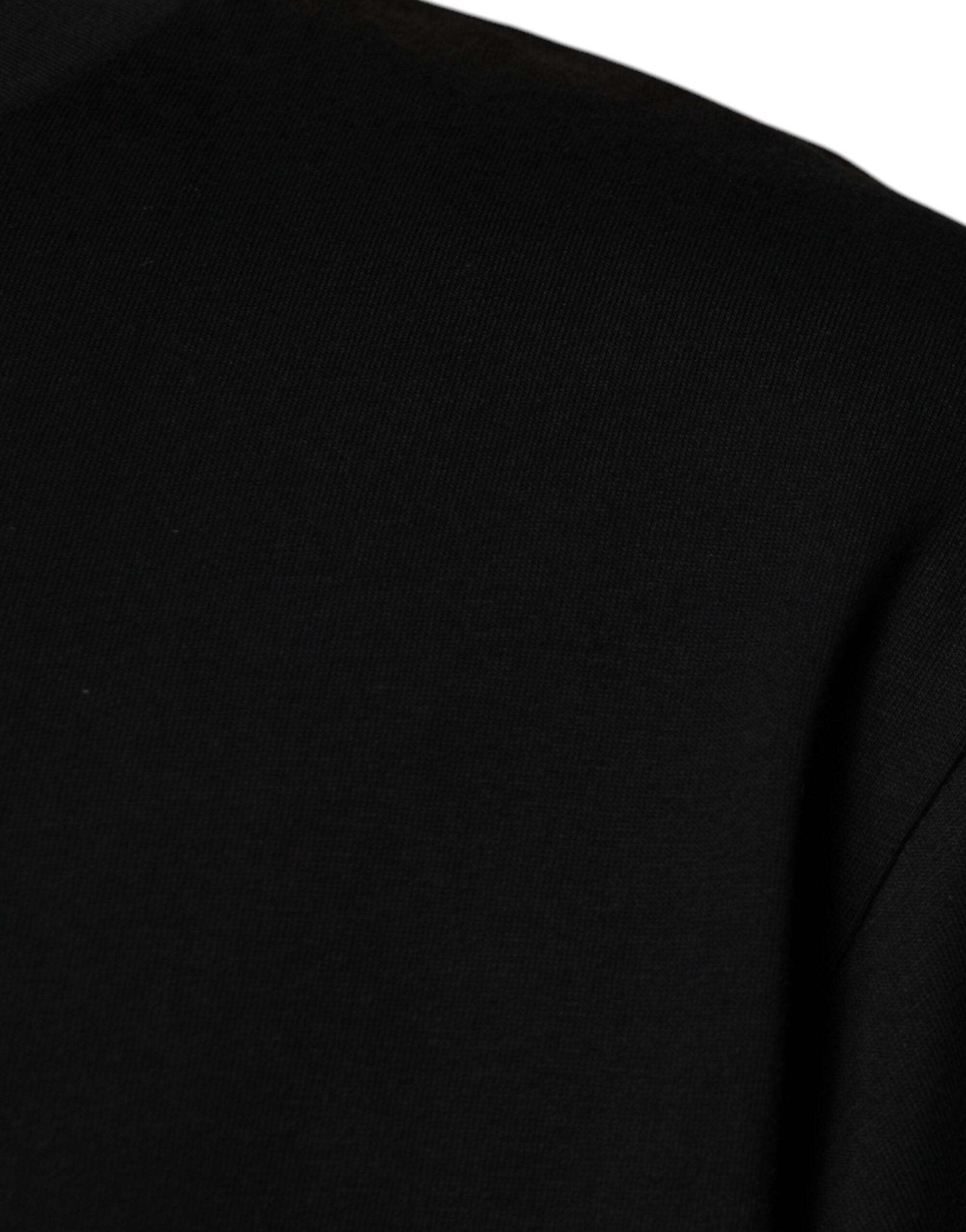 Dolce & Gabbana Black Crew Neck Short Sleeve T-shirt -   -  Dolce & Gabbana.