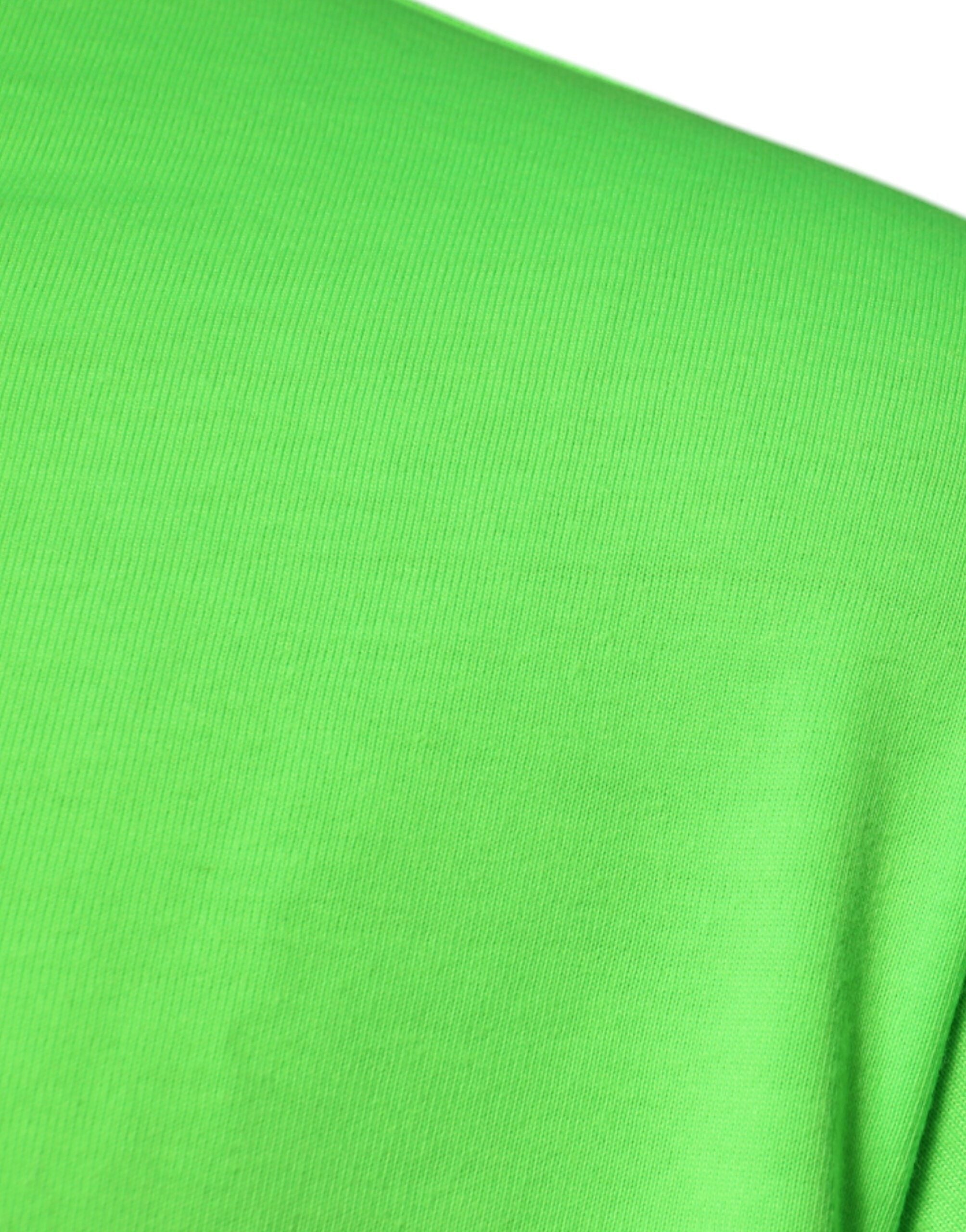 Dolce & Gabbana Green DG Logo Cotton Crew Neck T-shirt -   -  Dolce & Gabbana.