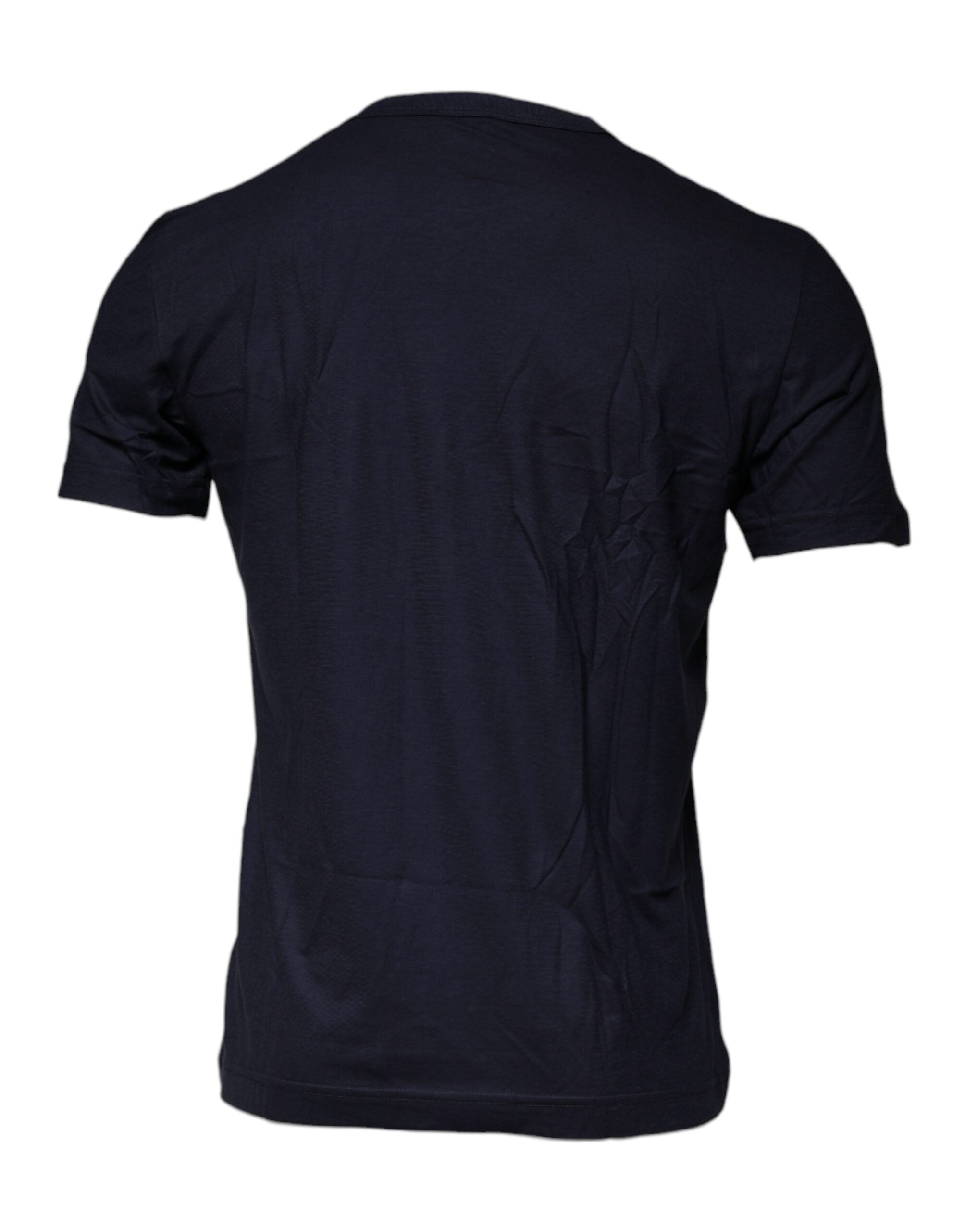 Dolce & Gabbana Blue D&G King Of Love Cotton Crew Neck T-shirt -   -  Dolce & Gabbana.