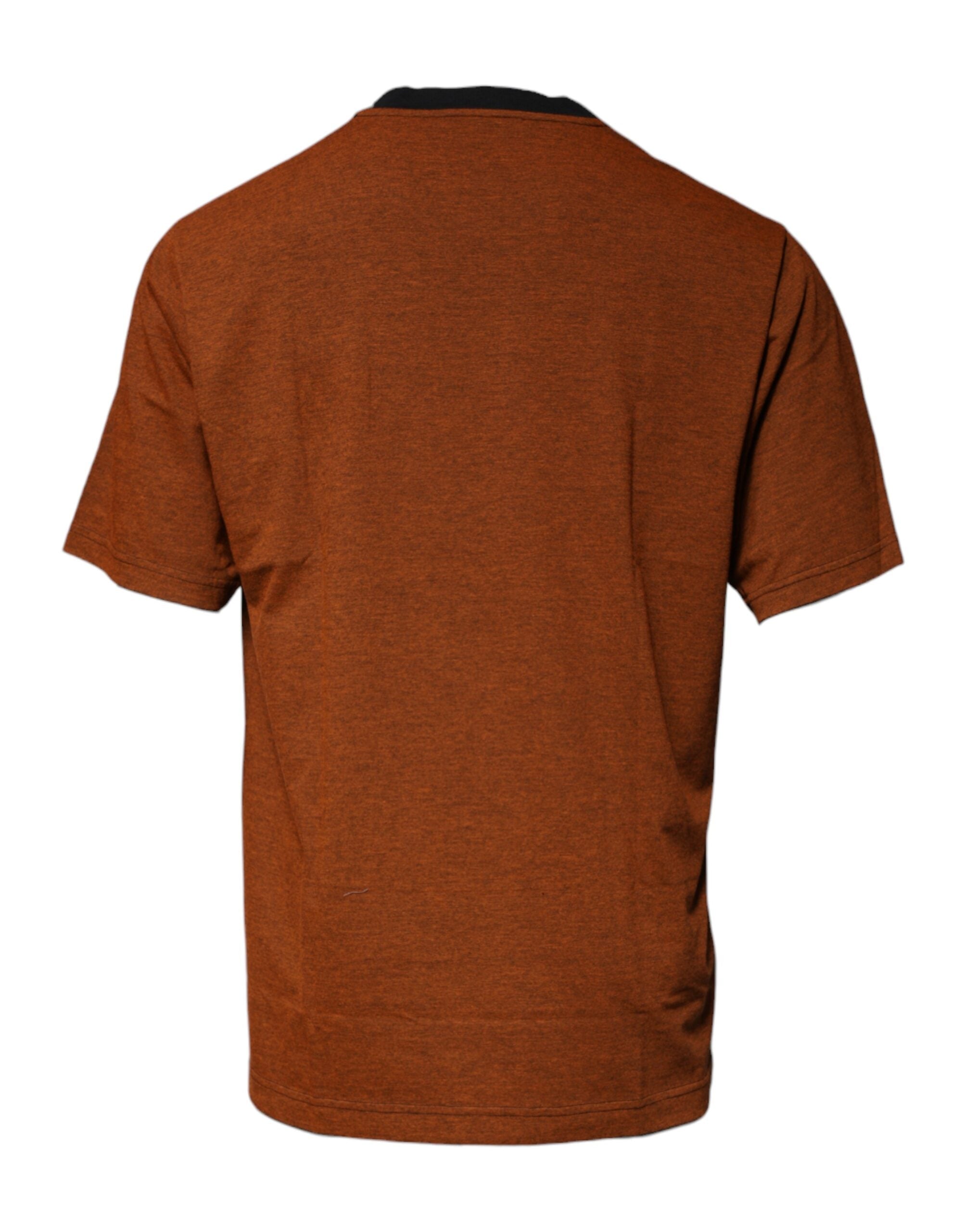 Dolce & Gabbana Brown DG Logo Cotton Crew Neck T-shirt -   -  Dolce & Gabbana.