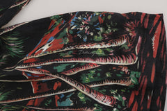 Dolce & Gabbana Black Volcano Sicily Short Sleeve T-Shirt -   -  Dolce & Gabbana.