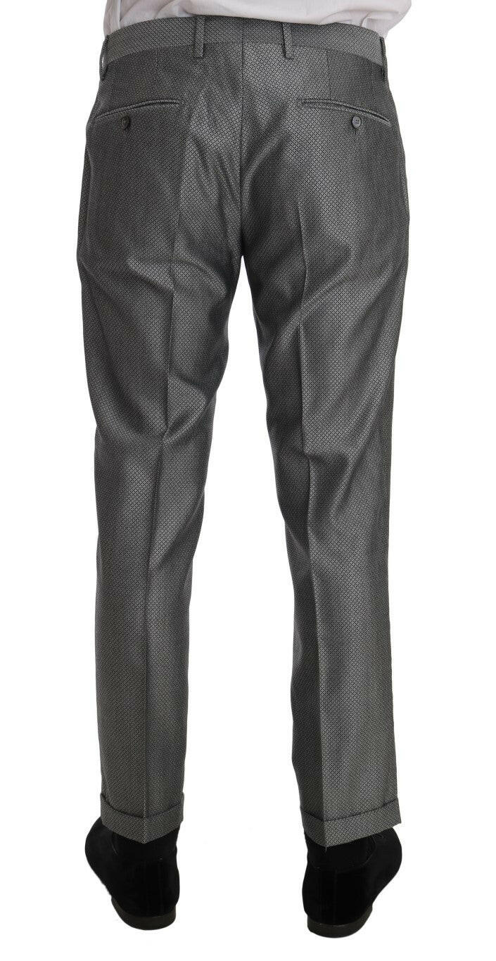 Dolce & Gabbana Black Stretch Crystal Bee Slim Fit Suit -   -  Dolce & Gabbana.
